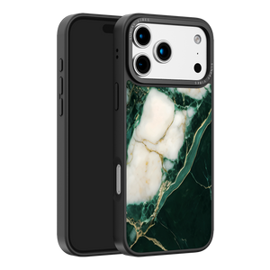 Emerald Vein Marble iPhone Case
