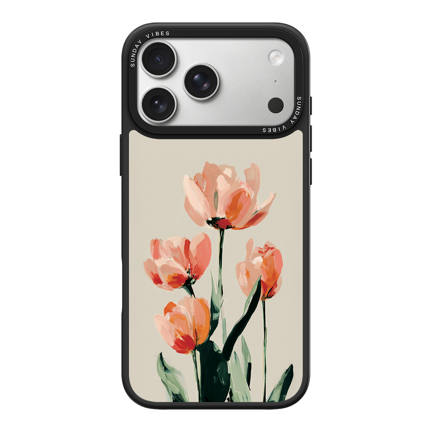 Coral Canvas iPhone Case