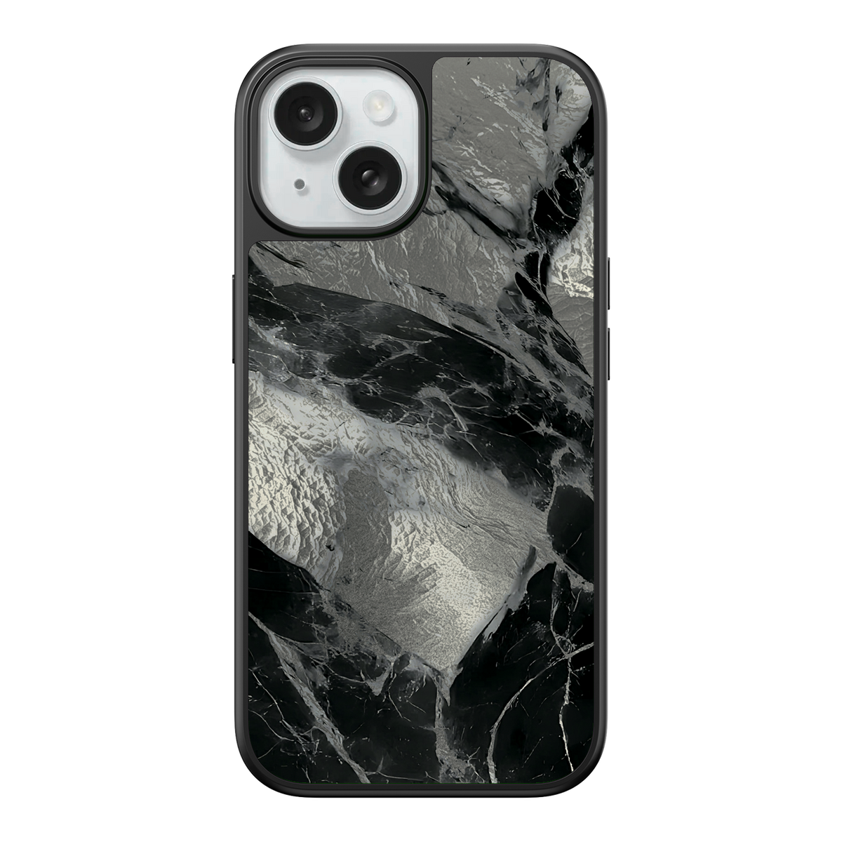 Monochrome Marble iPhone Case