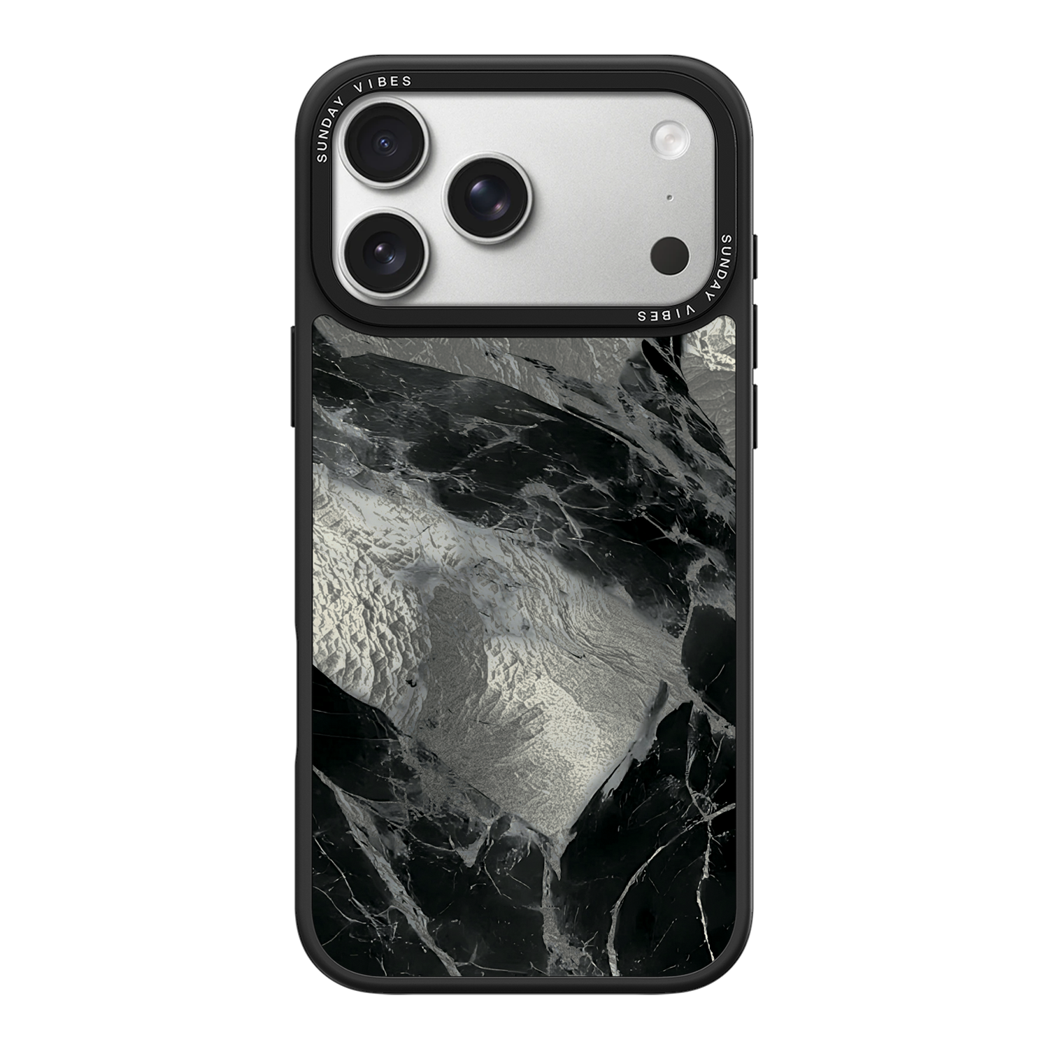 Monochrome Marble iPhone Case
