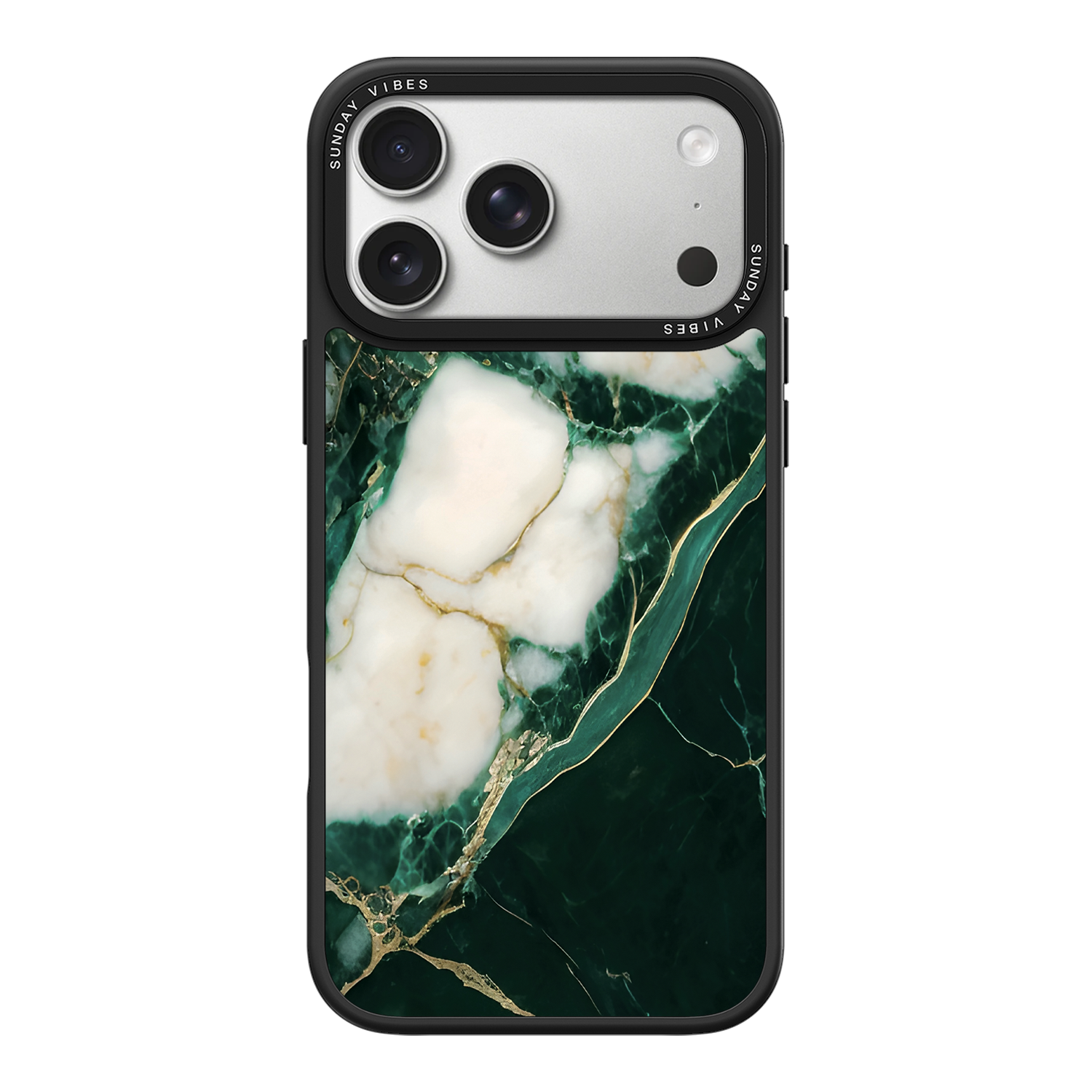 Emerald Vein Marble iPhone Case