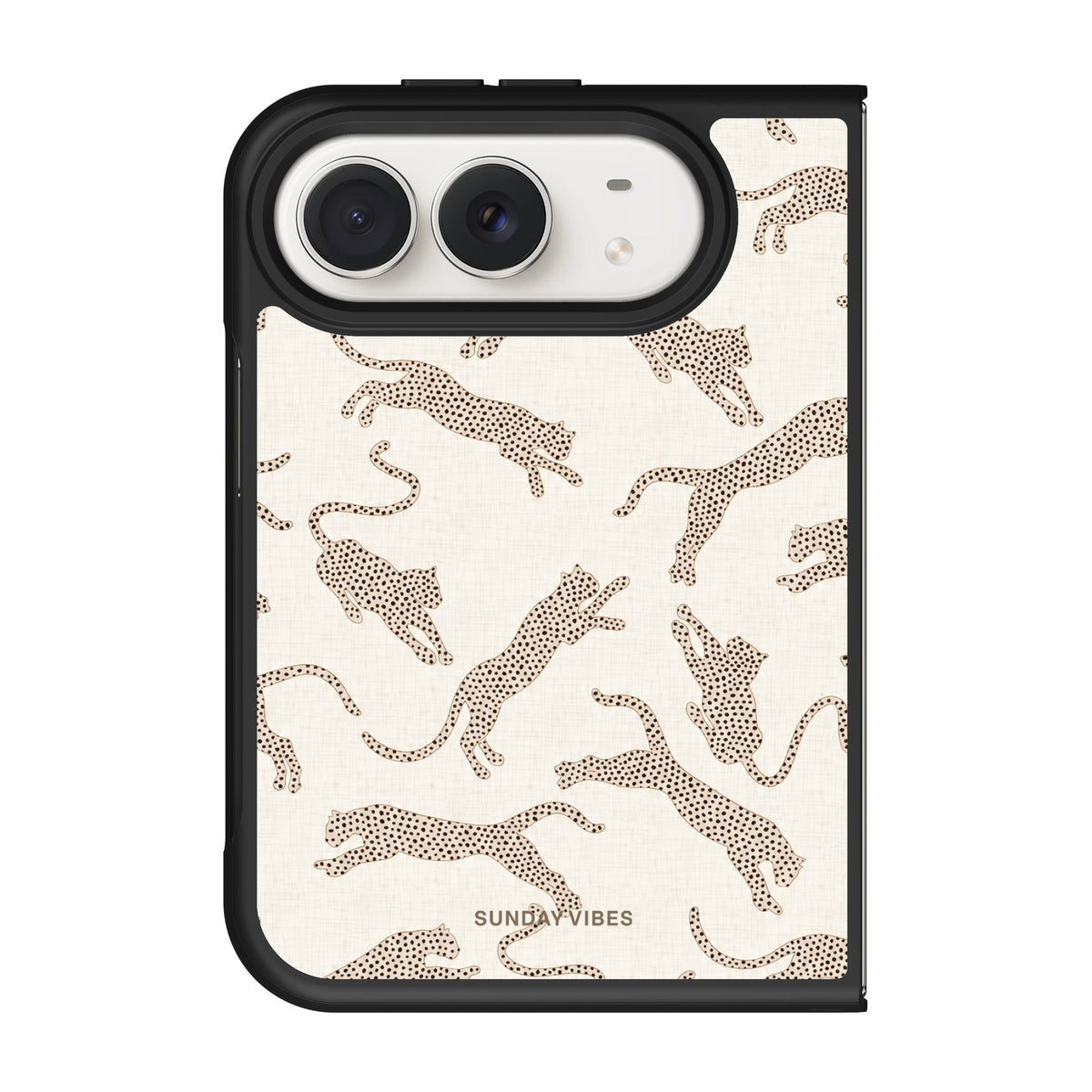 Cheetah Chase iPhone Duo Case - front view