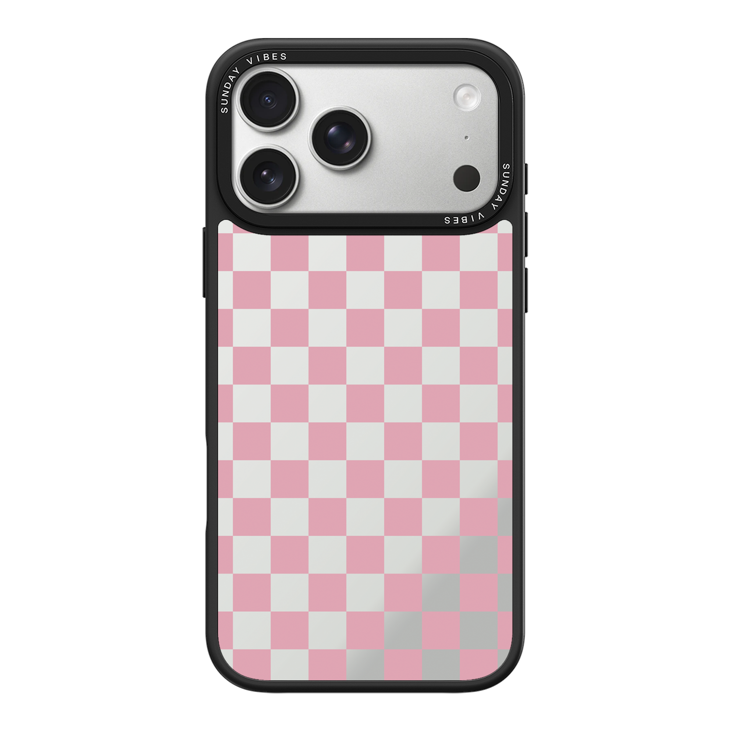 Pink Glitch iPhone Case