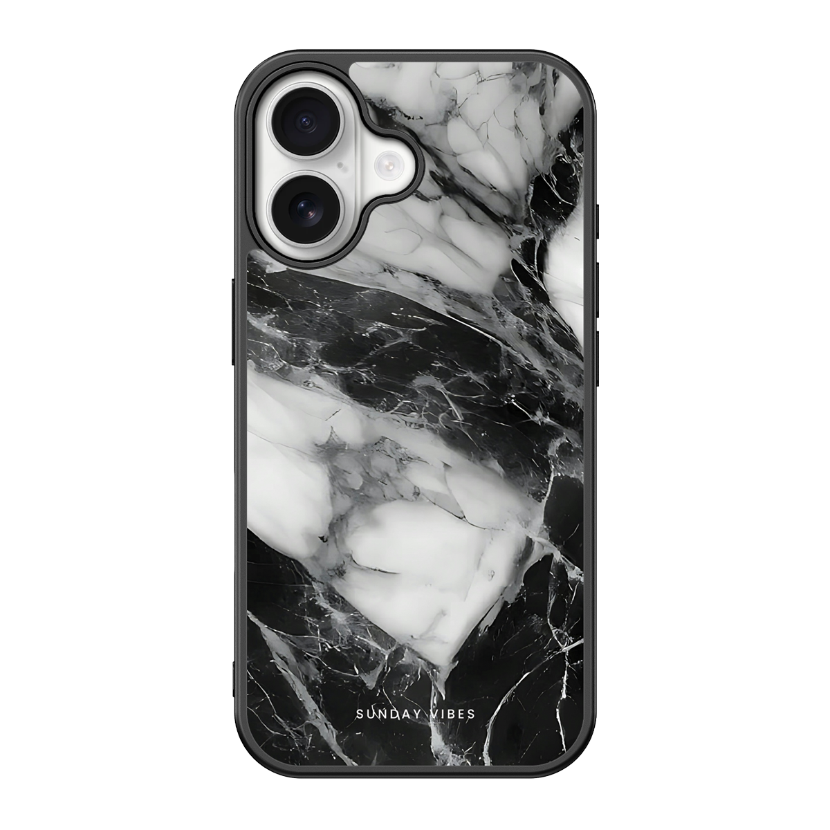 Monochrome Marble iPhone Case
