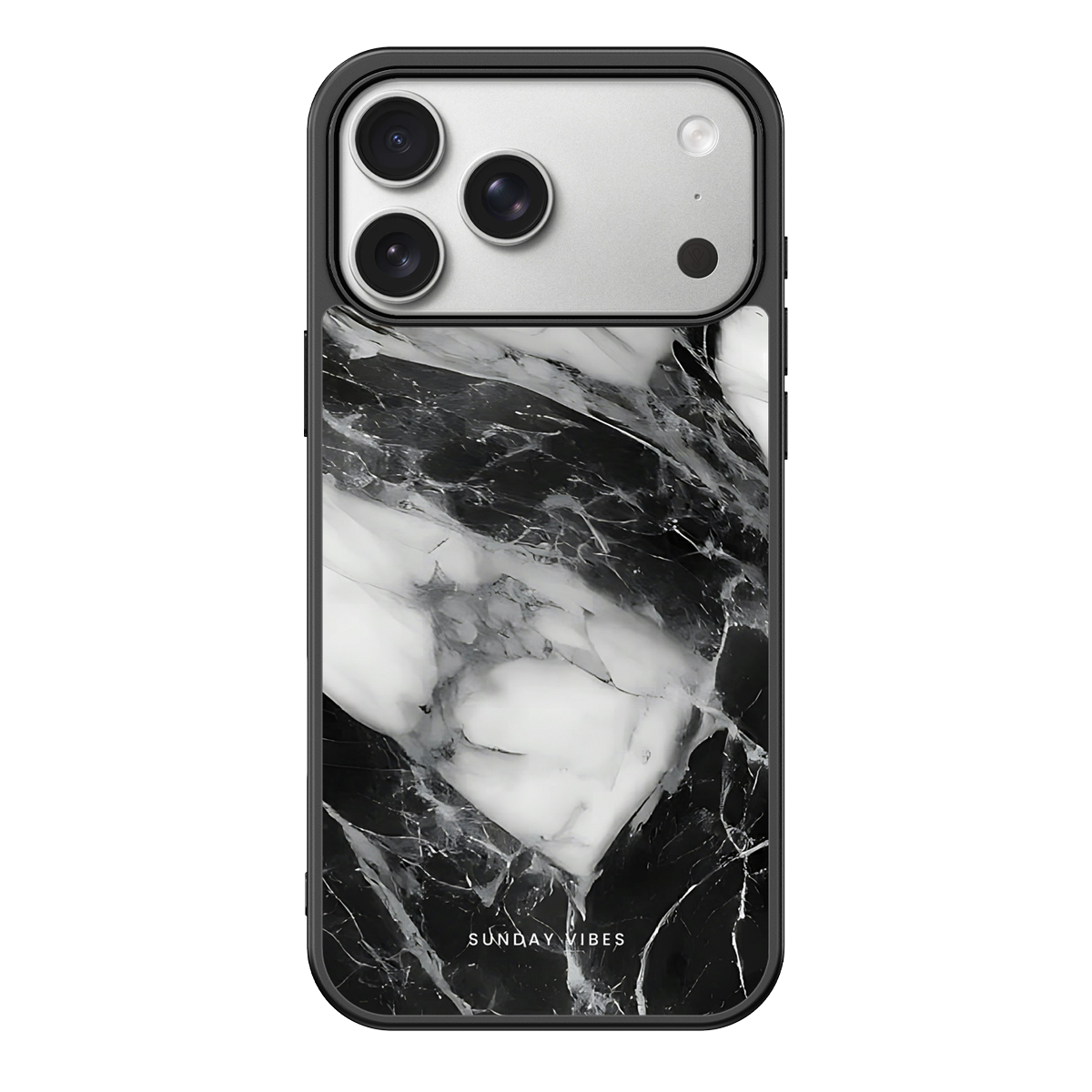 Monochrome Marble iPhone Case