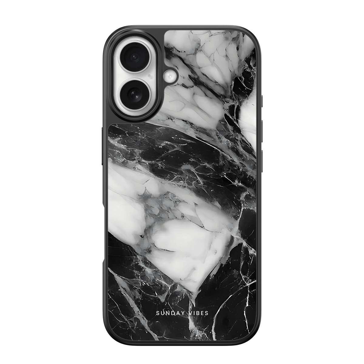 Monochrome Marble iPhone Case