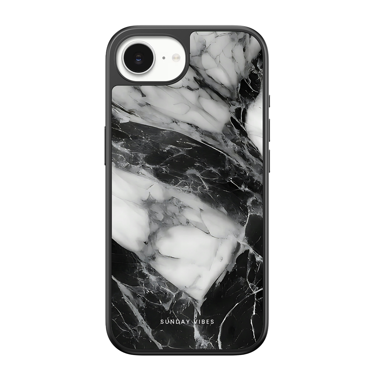 Monochrome Marble iPhone Case