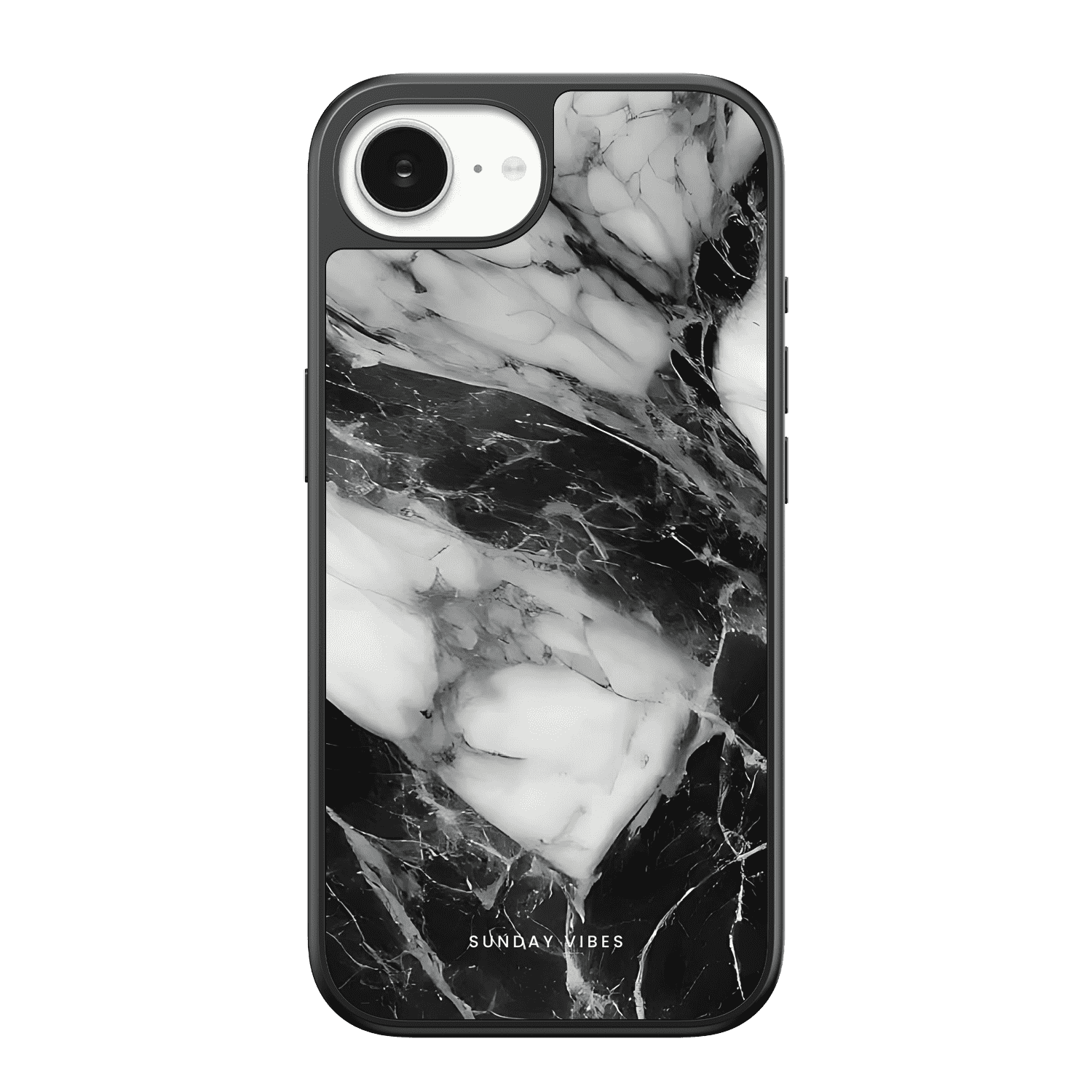 Monochrome Marble iPhone Case