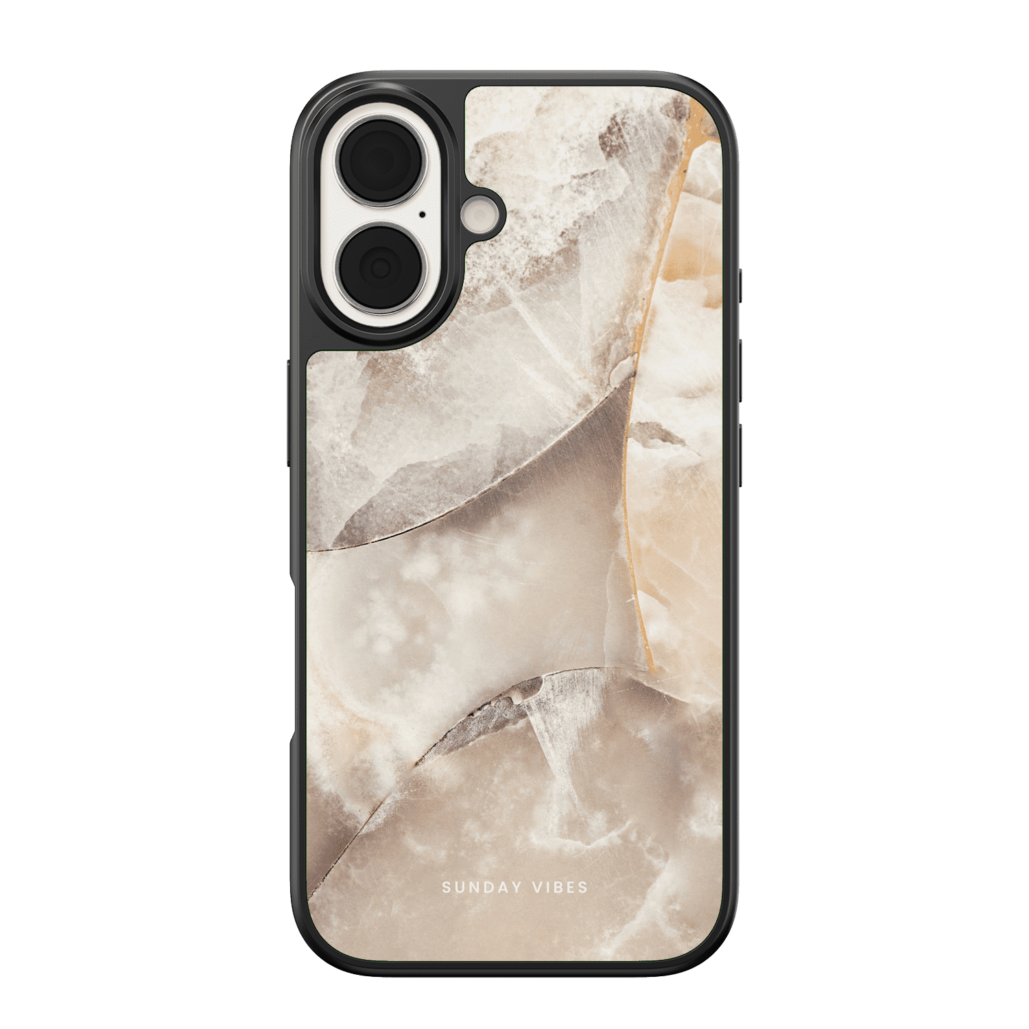 Alabaster Whirl iPhone Case
