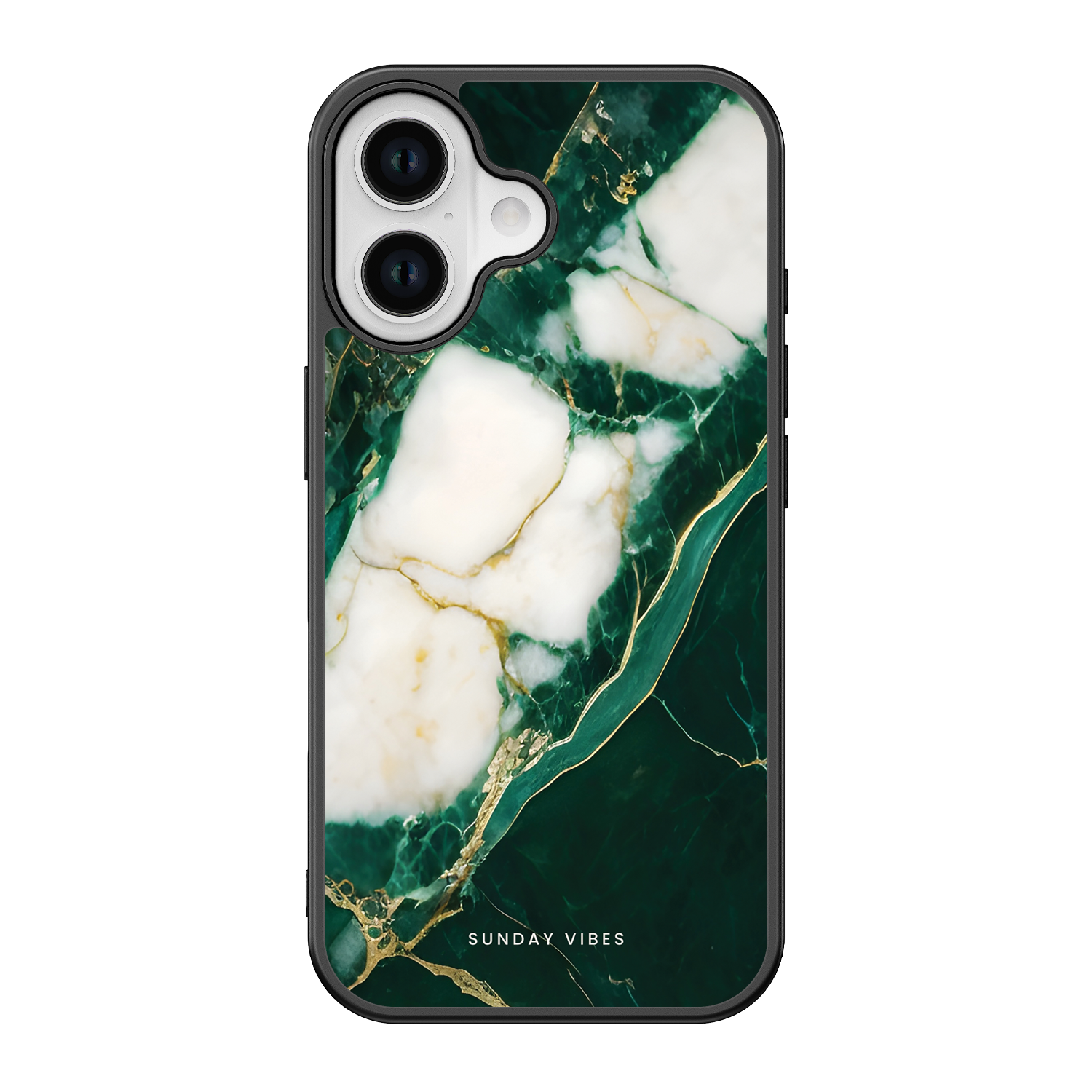 Emerald Vein Marble iPhone Case