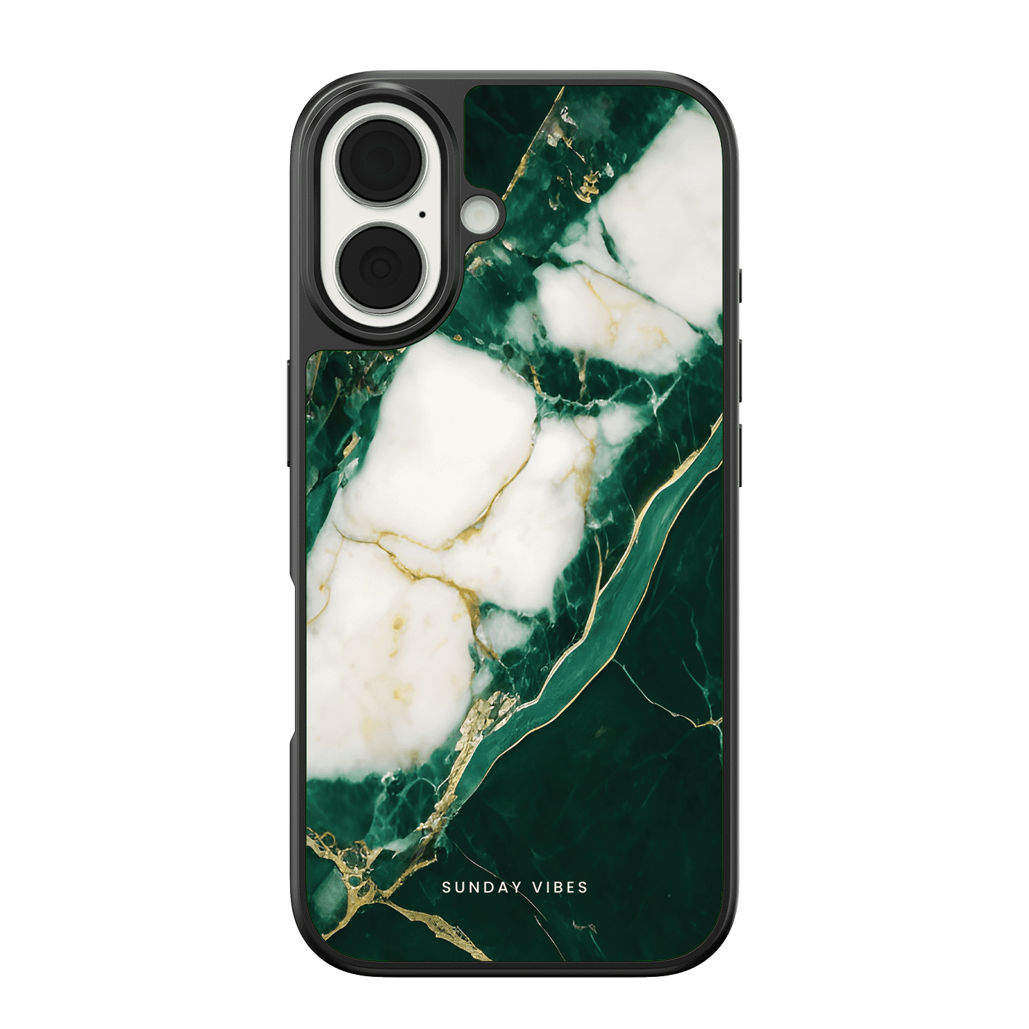Emerald Vein Marble iPhone Case