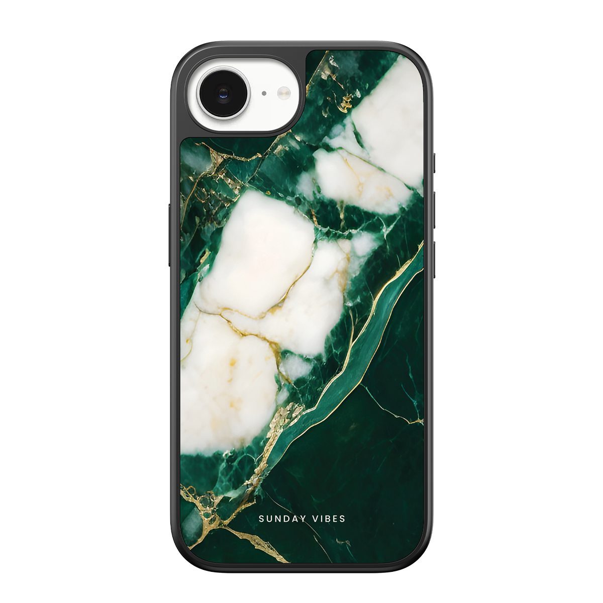 Emerald Vein Marble iPhone Case