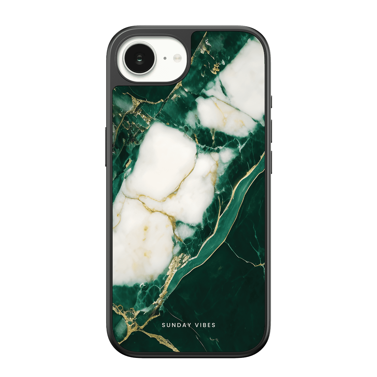 Emerald Vein Marble iPhone Case