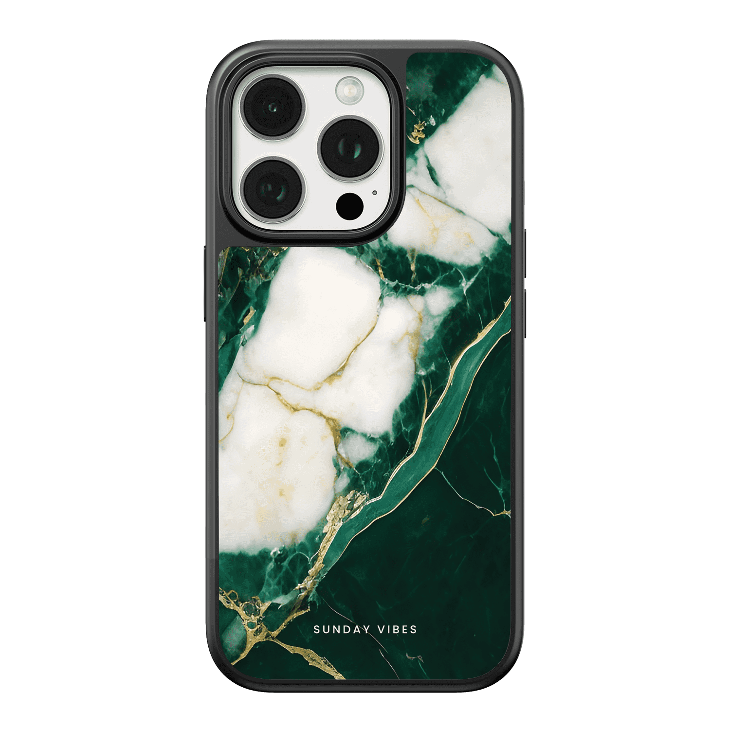 Emerald Vein Marble iPhone Case