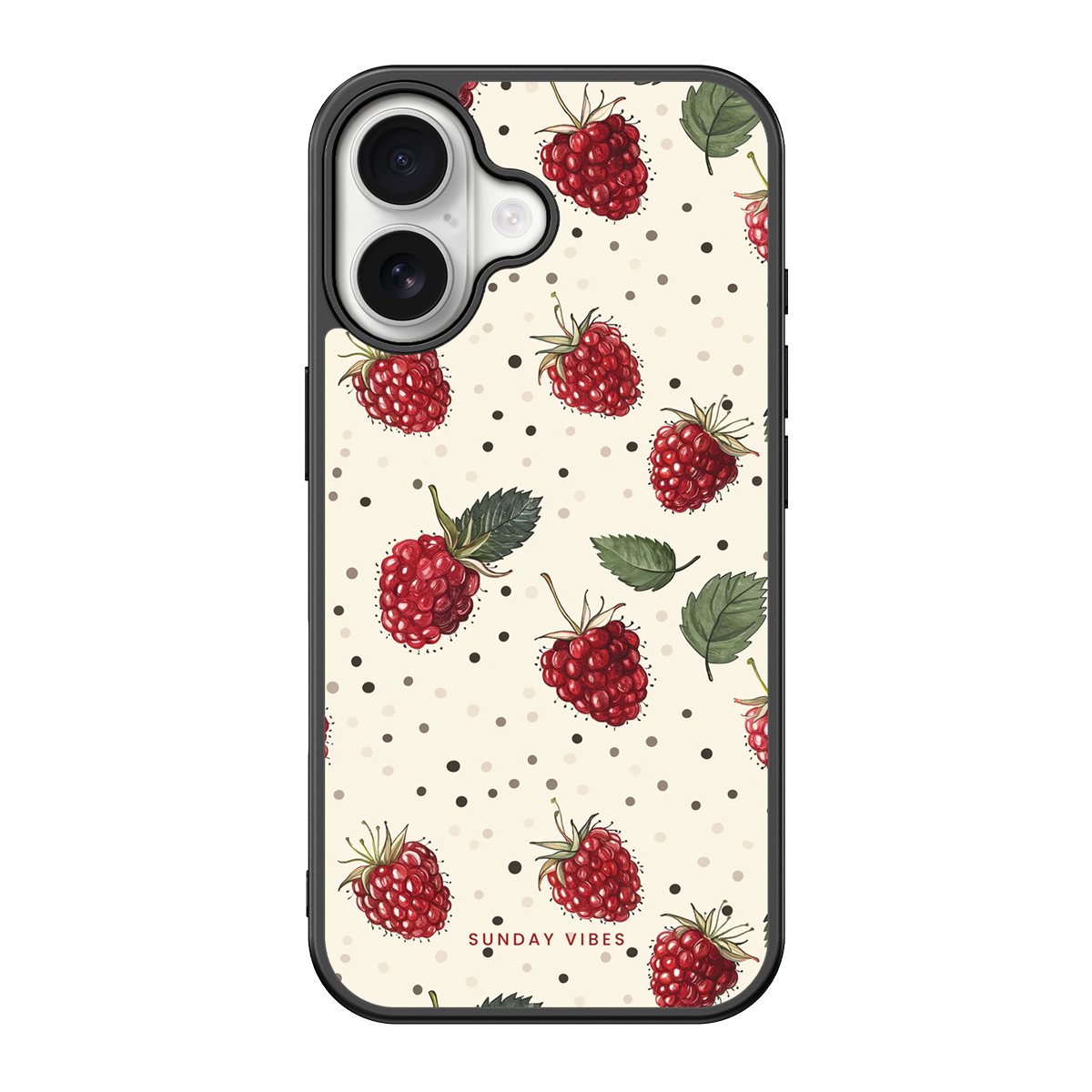 Raspberry Delight iPhone Case