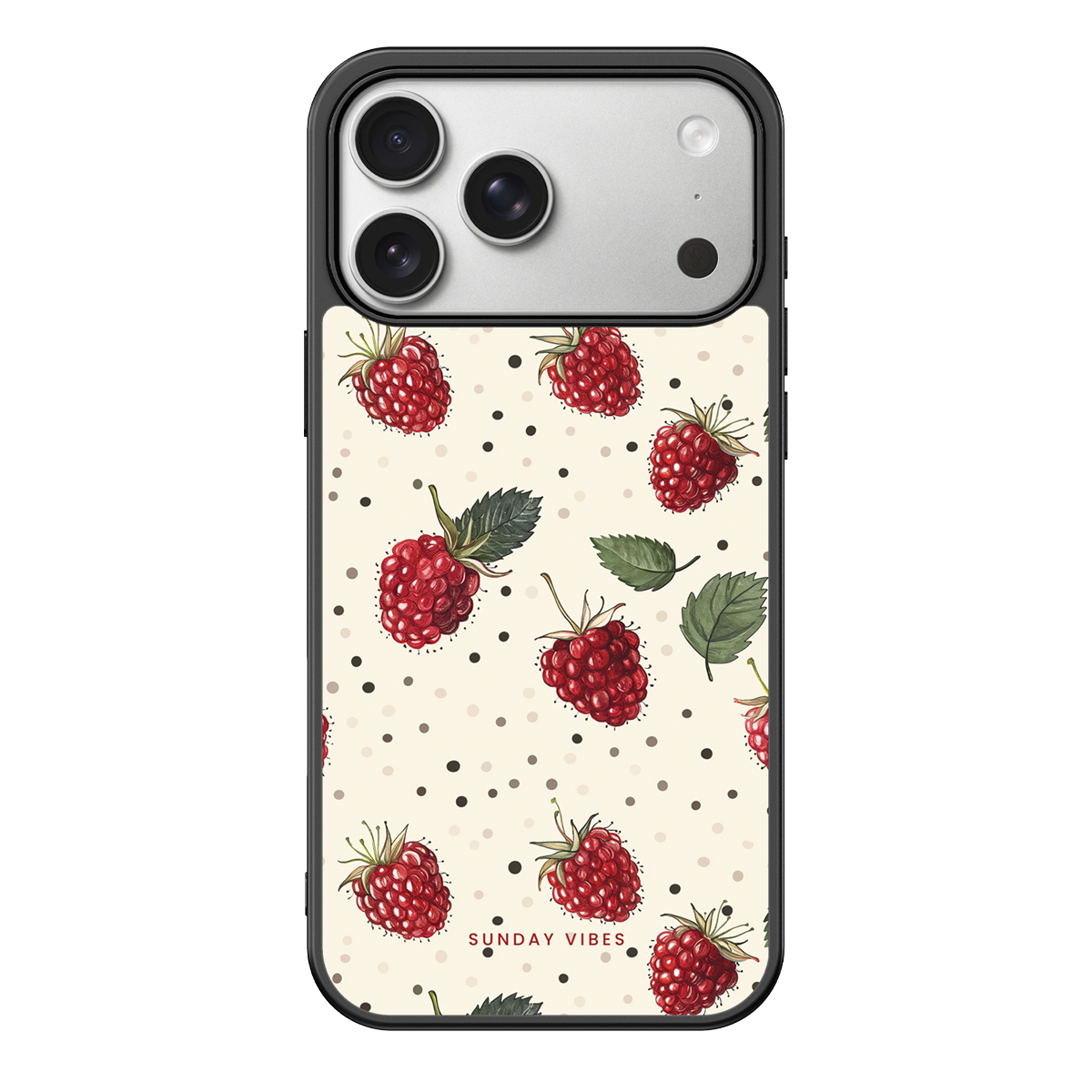Raspberry Delight iPhone Case