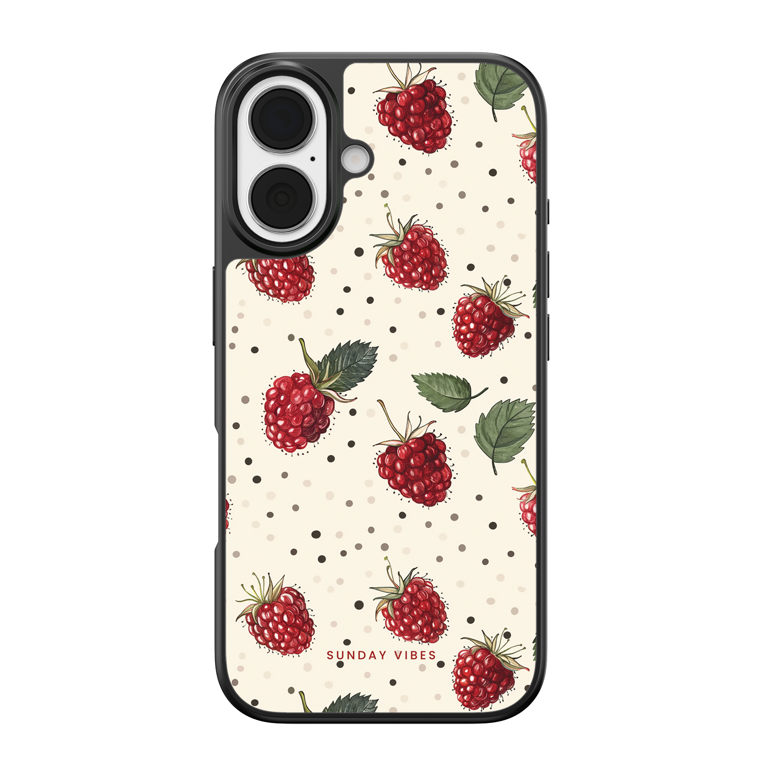 Raspberry Delight iPhone Case