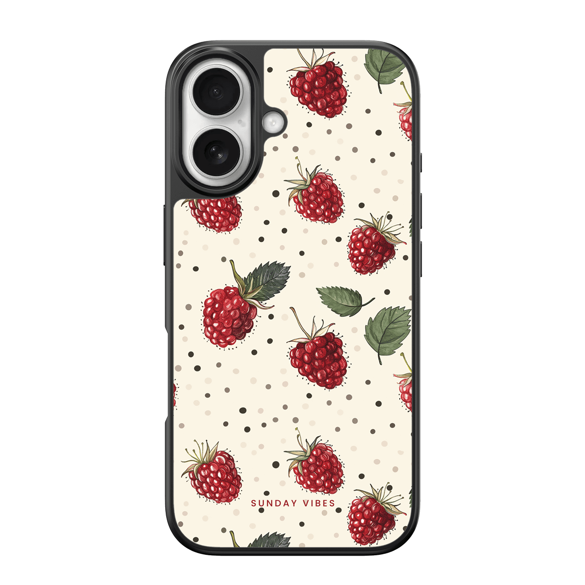 Raspberry Delight iPhone Case