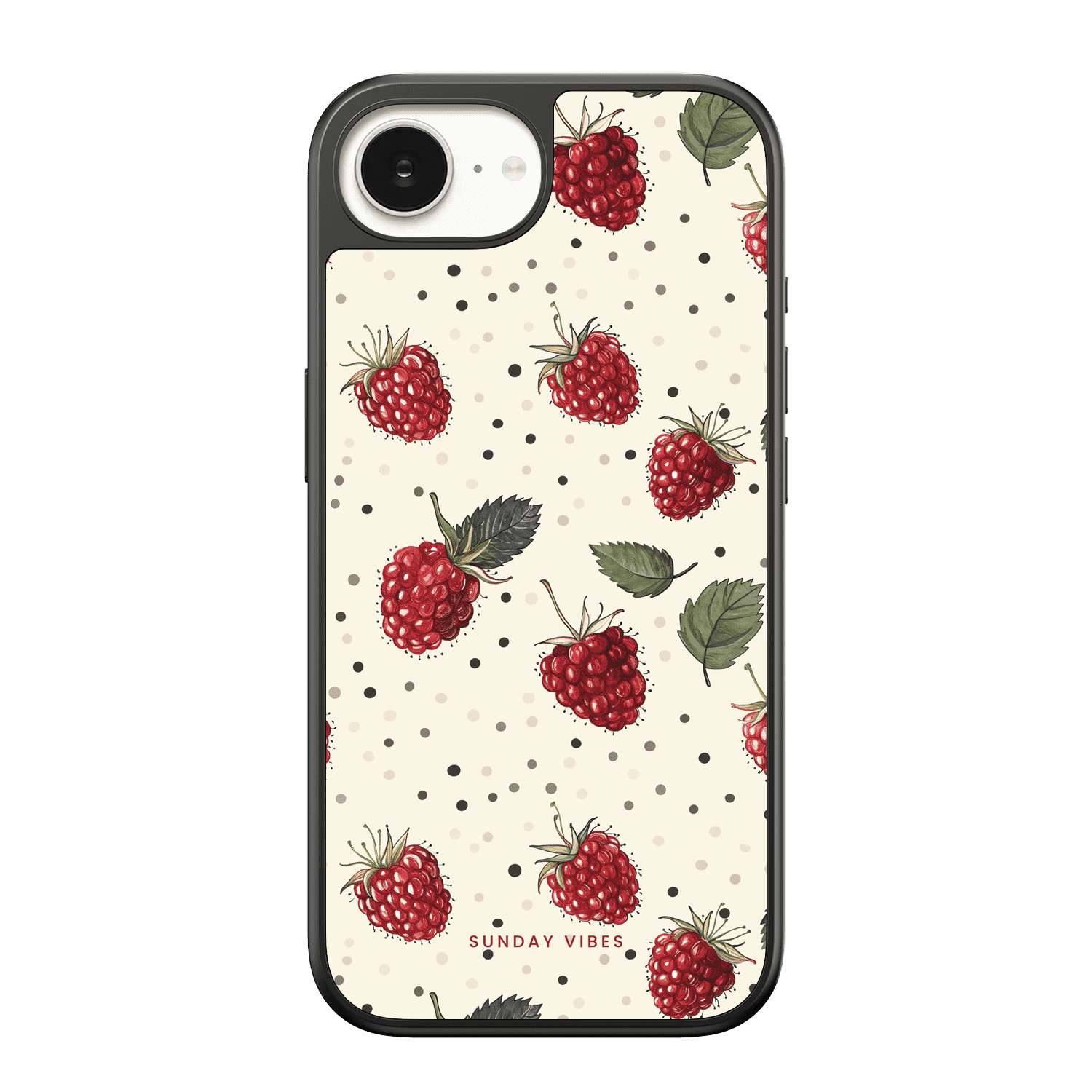Raspberry Delight iPhone Case