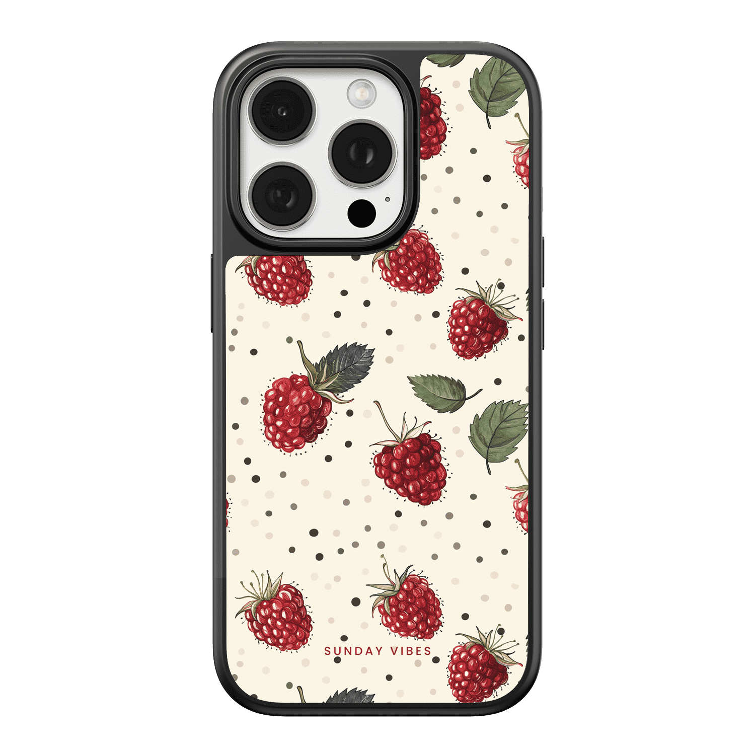 Raspberry Delight iPhone Case