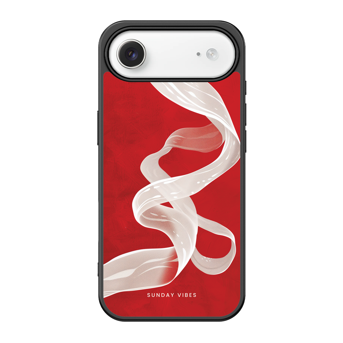 Crimson Ribbon iPhone Case