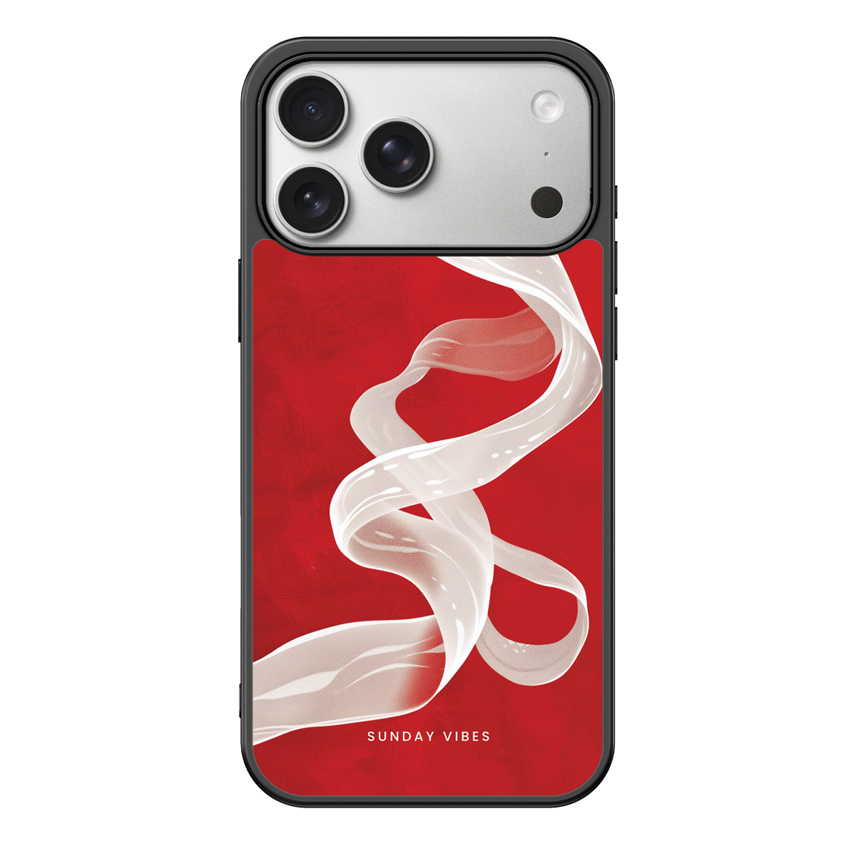 Crimson Ribbon iPhone Case