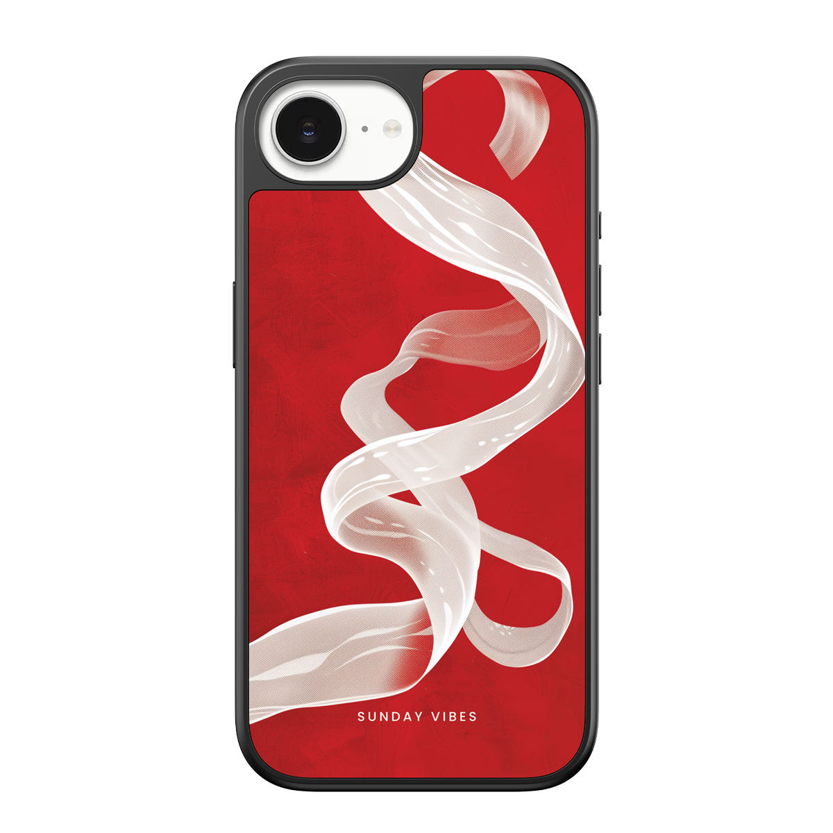 Crimson Ribbon iPhone Case