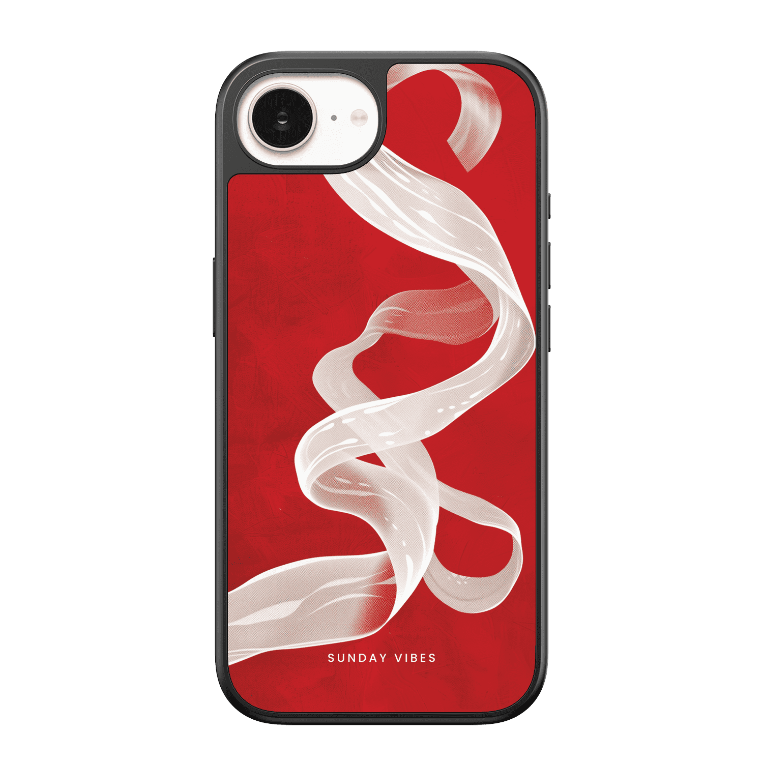 Crimson Ribbon iPhone Case