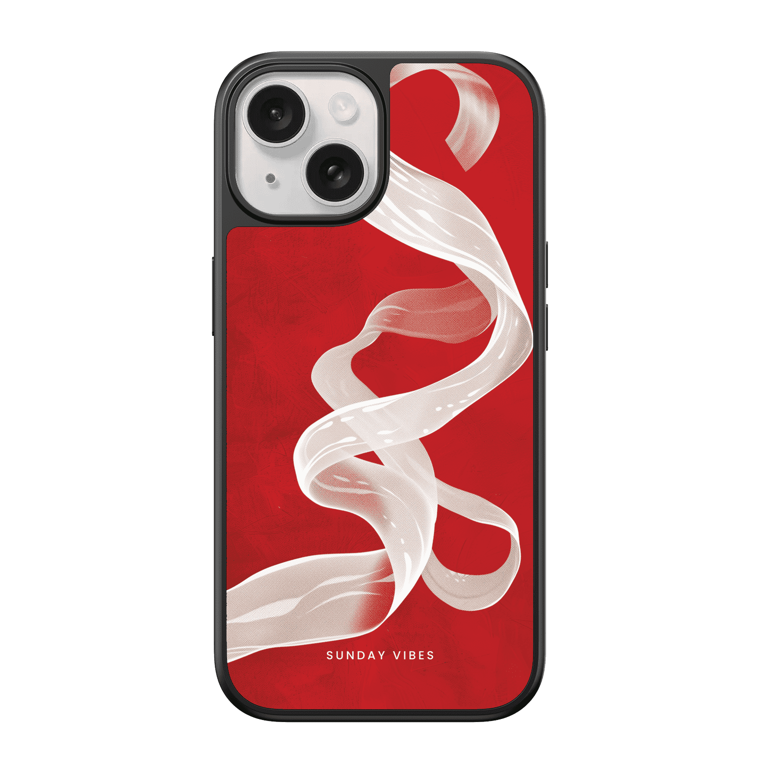 Crimson Ribbon iPhone Case