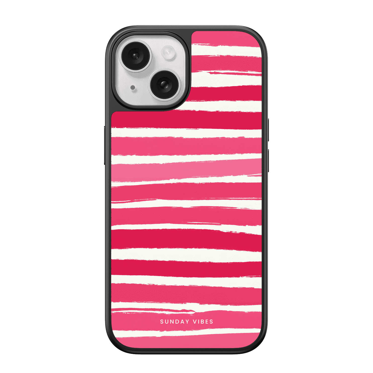 Rosy Brushstroke iPhone Case