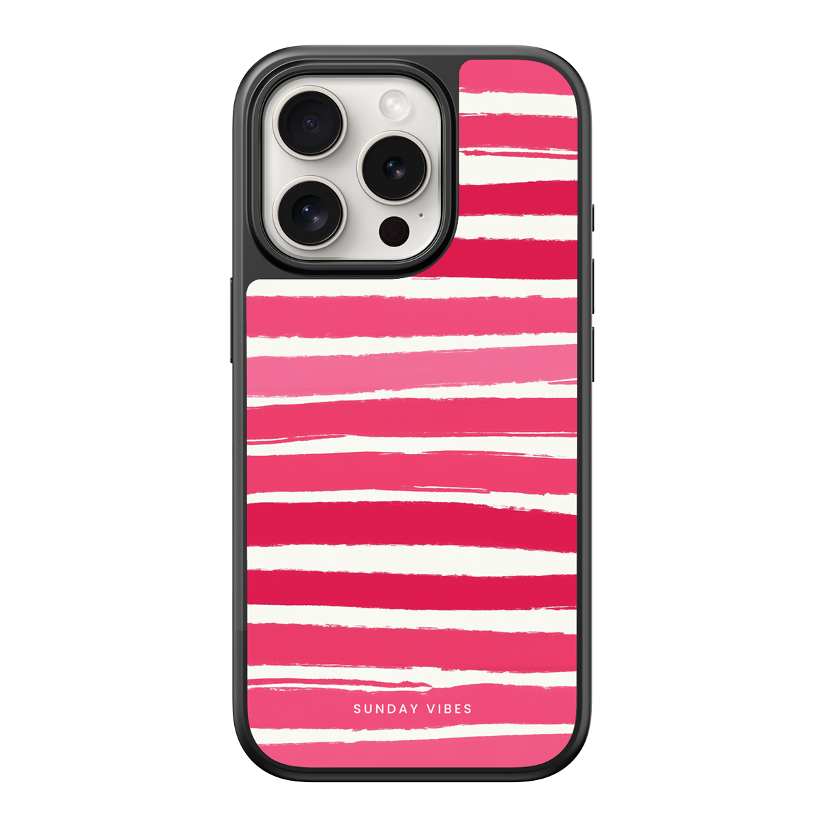 Rosy Brushstroke iPhone Case