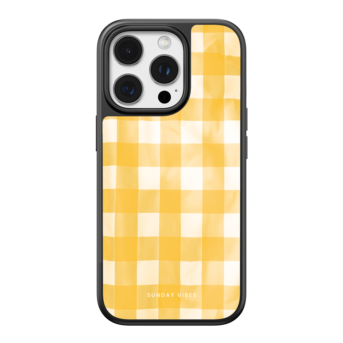 Sunshine Gingham iPhone Case
