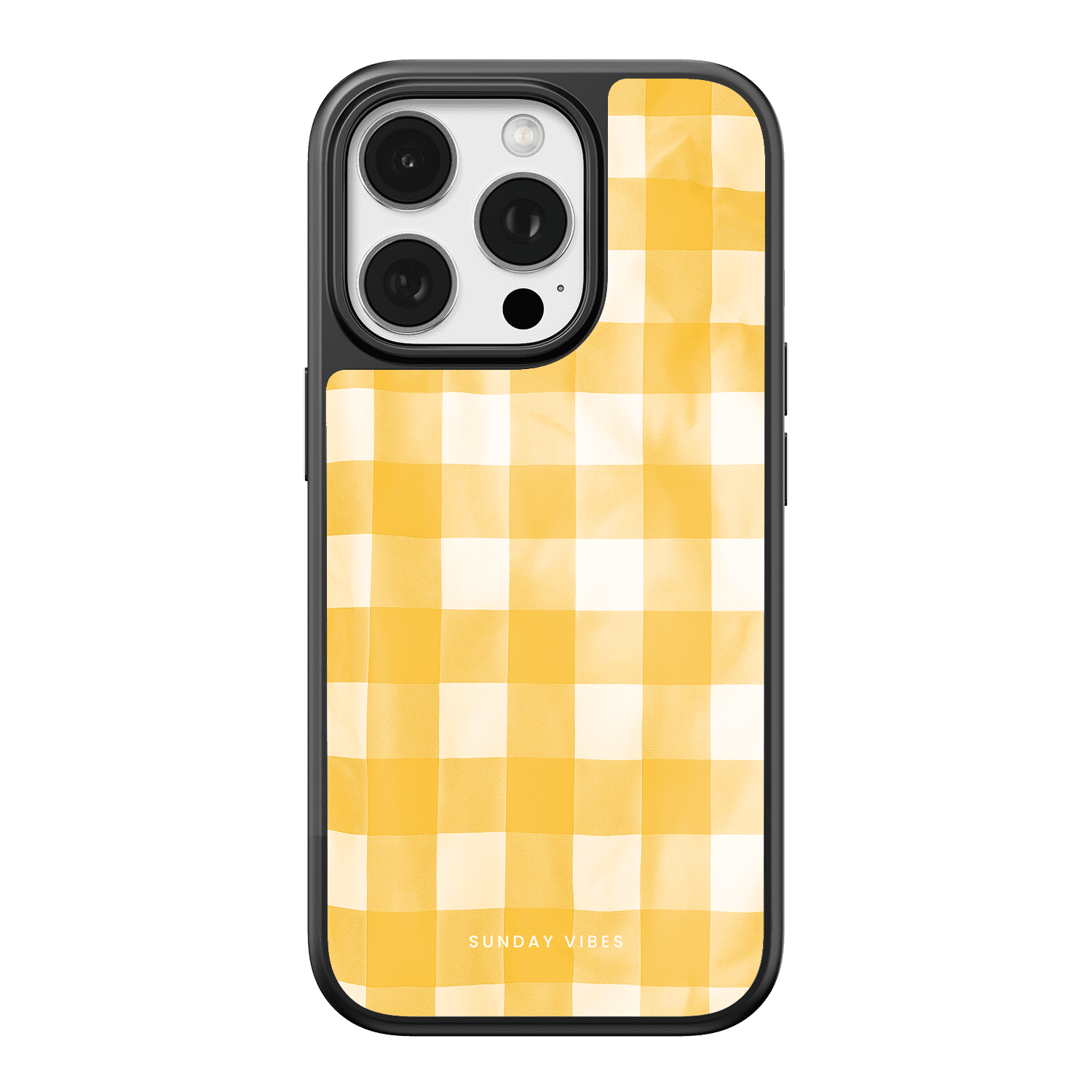 Sunshine Gingham iPhone Case