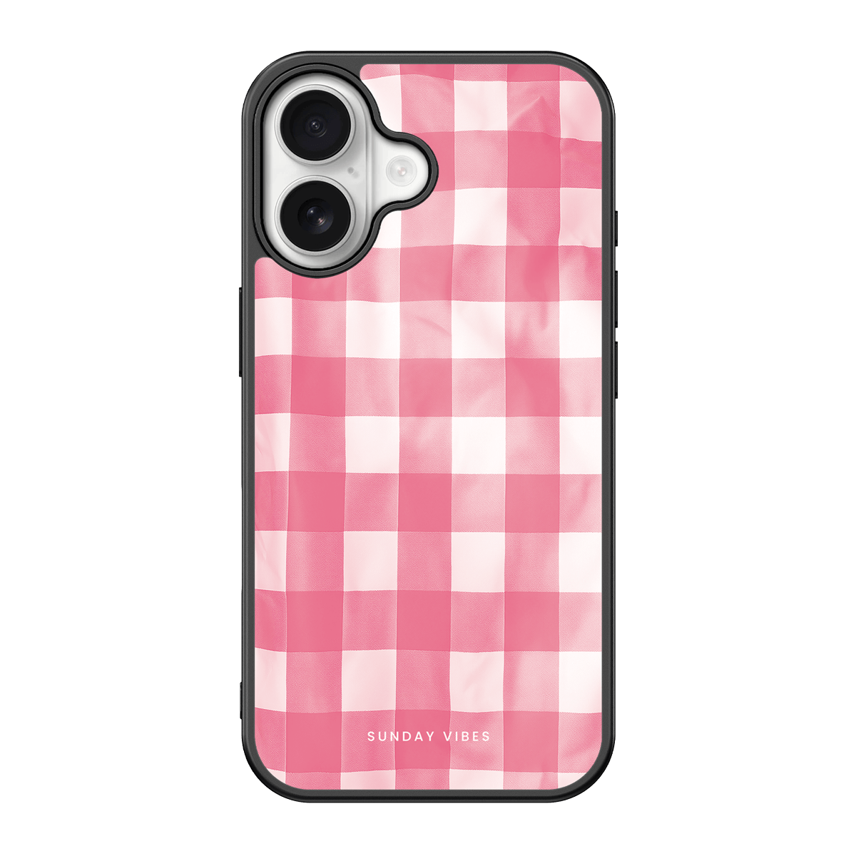 Blush Gingham iPhone Case