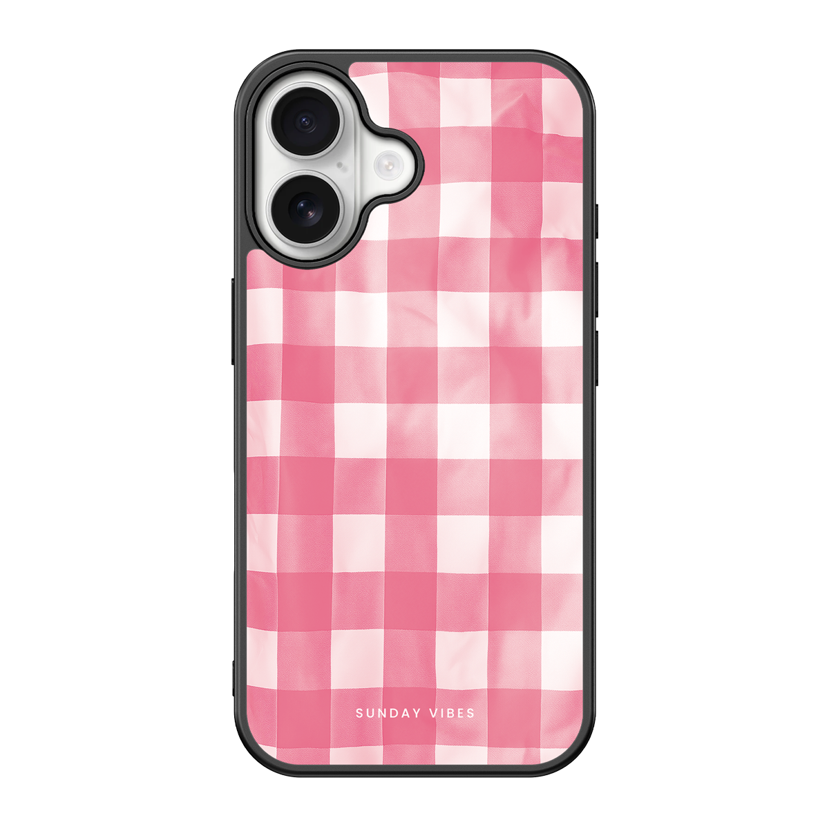 Blush Gingham iPhone Case