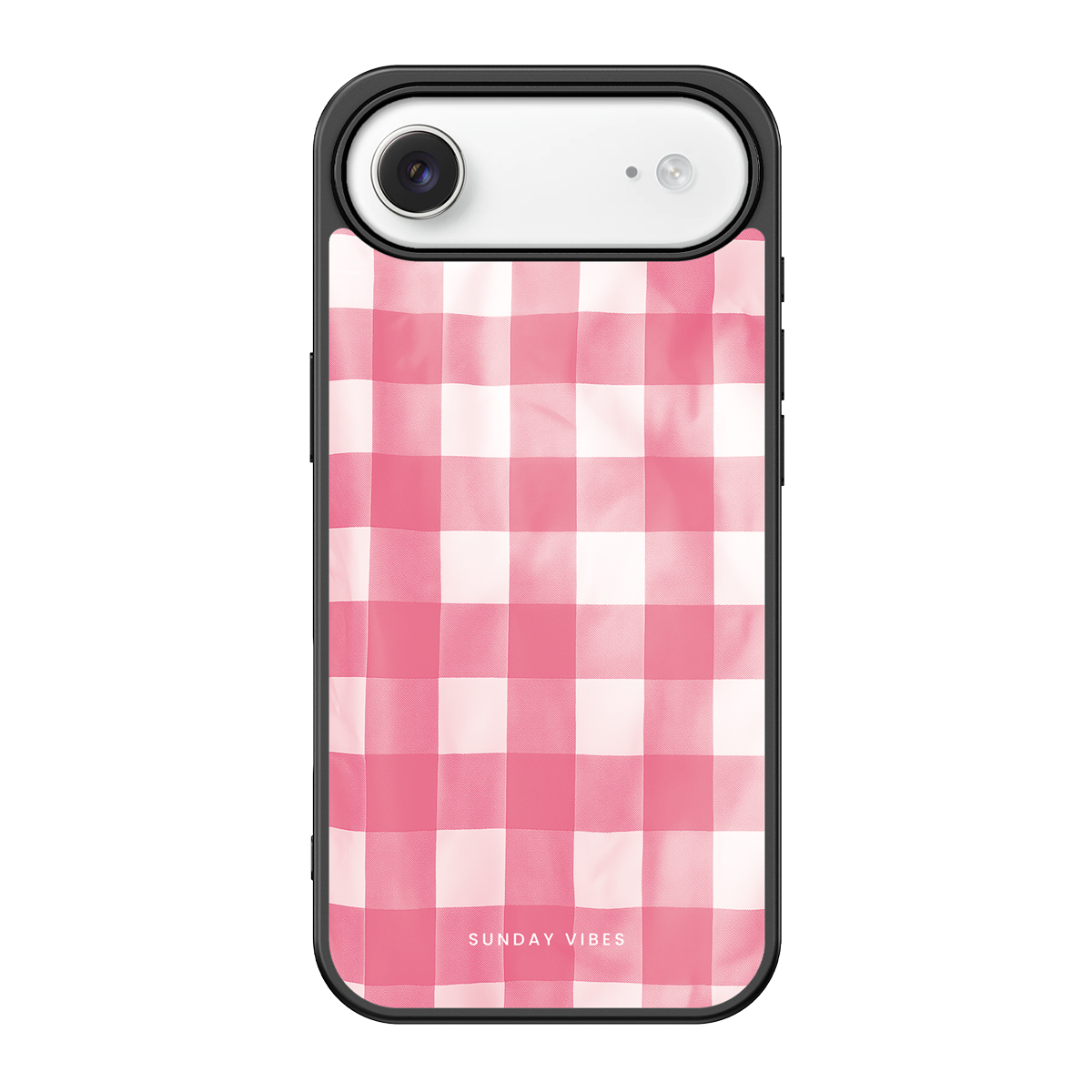 Blush Gingham iPhone Case