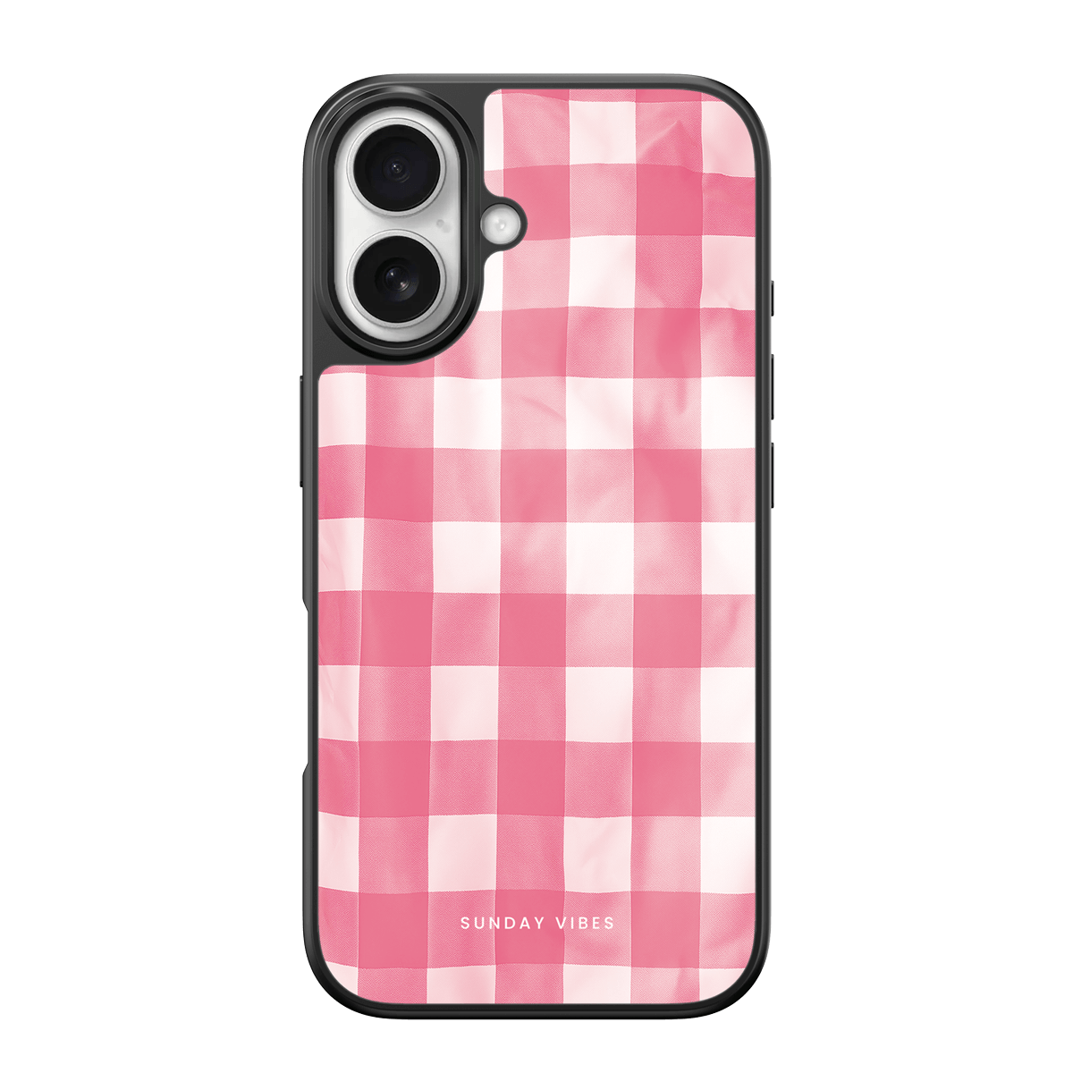 Blush Gingham iPhone Case