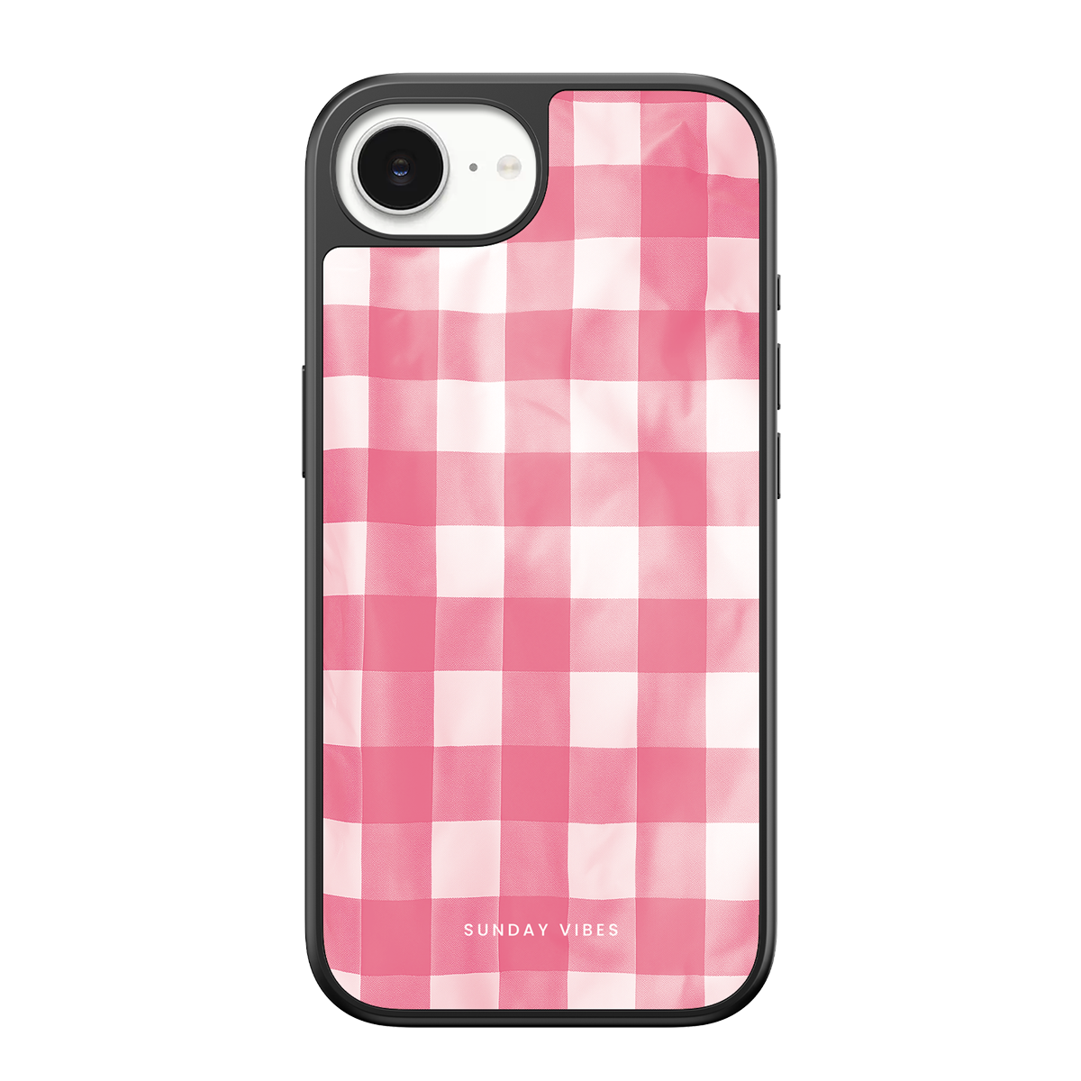 Blush Gingham iPhone Case