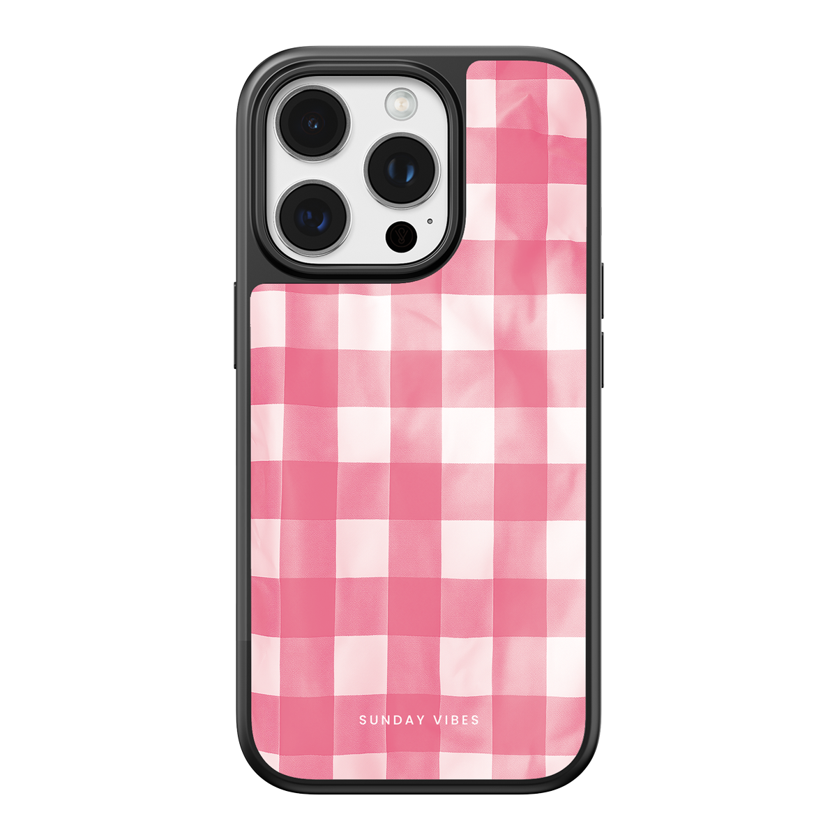 Blush Gingham iPhone Case