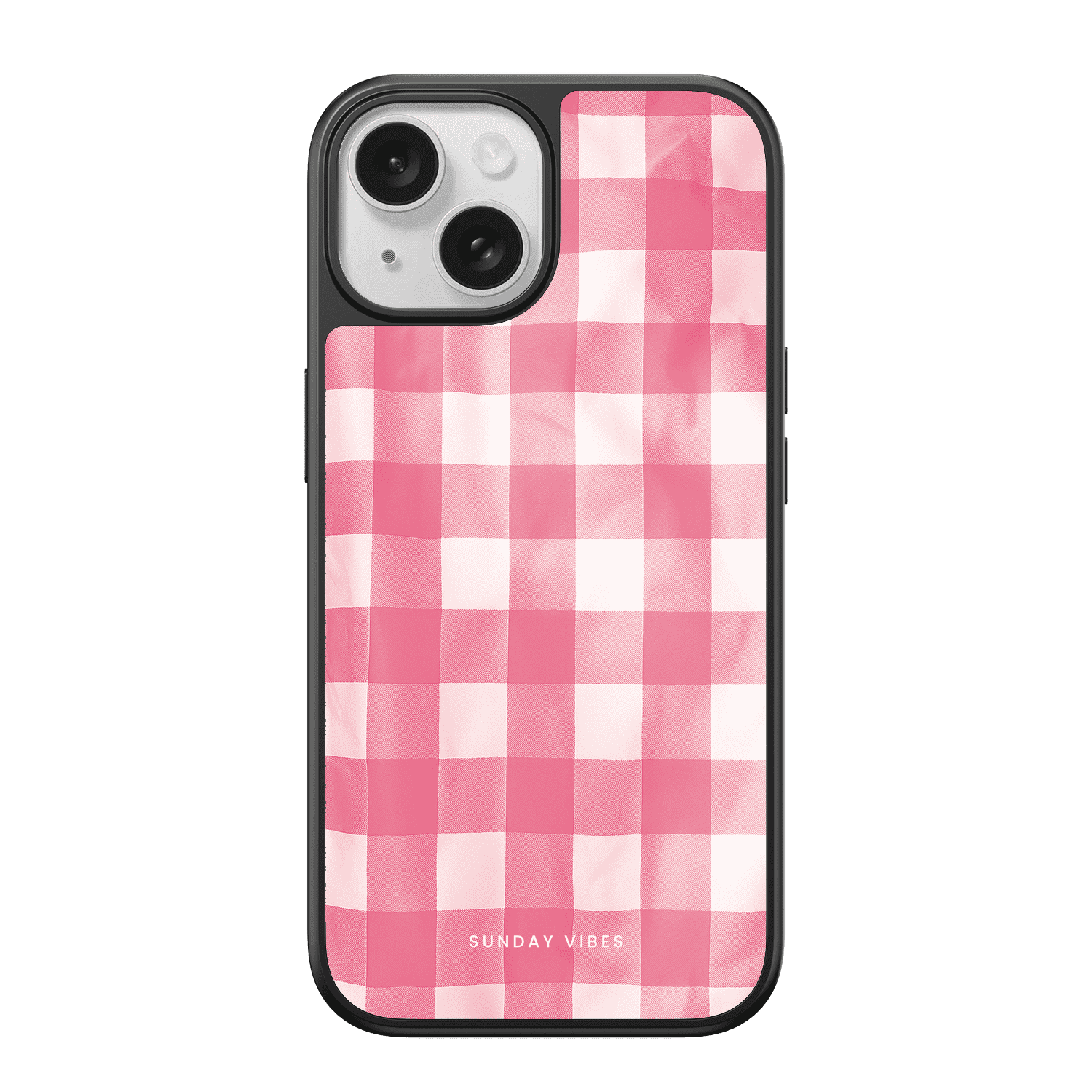 Blush Gingham iPhone Case
