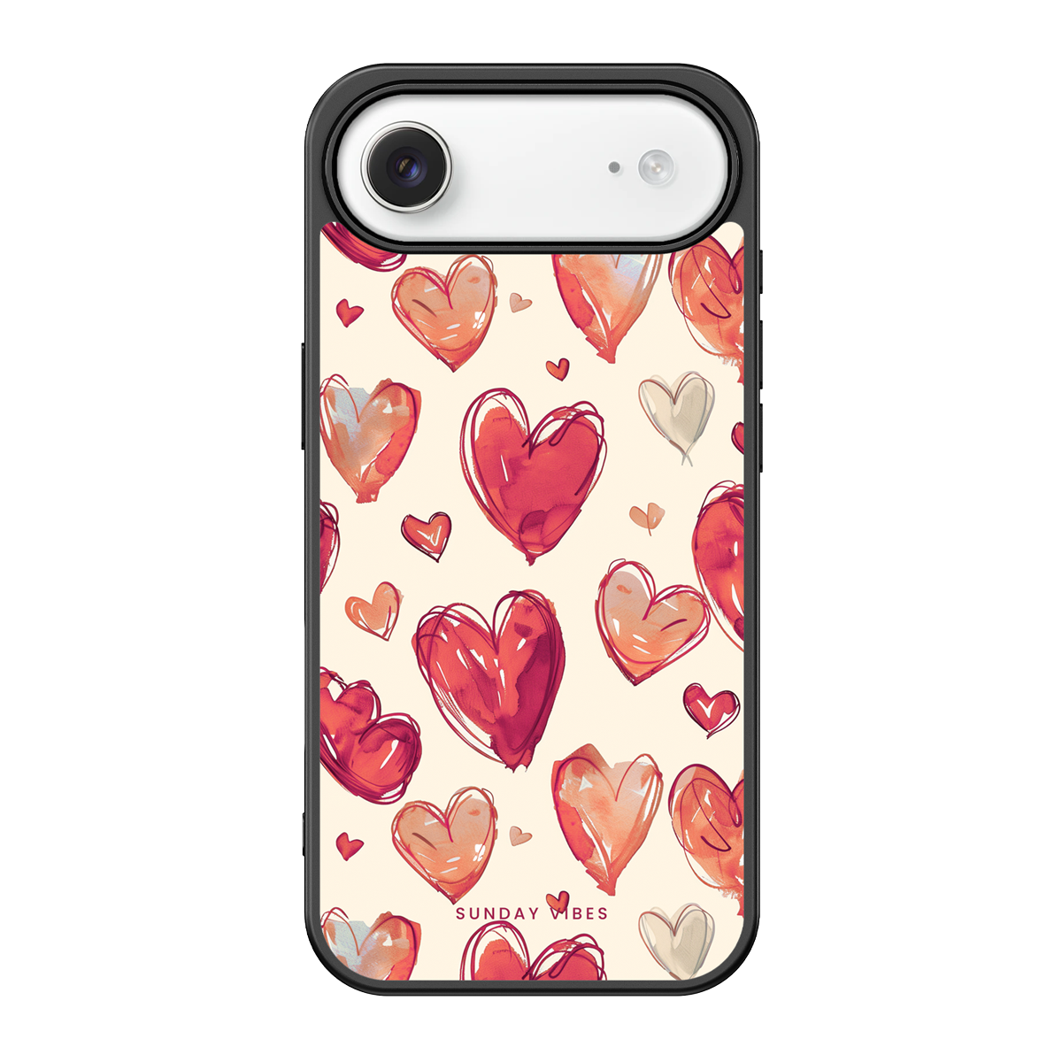 Heartful Hues iPhone Case