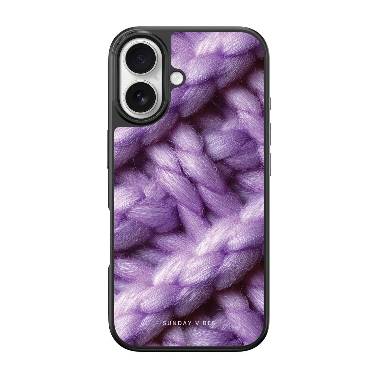 Lavender Knit iPhone Case