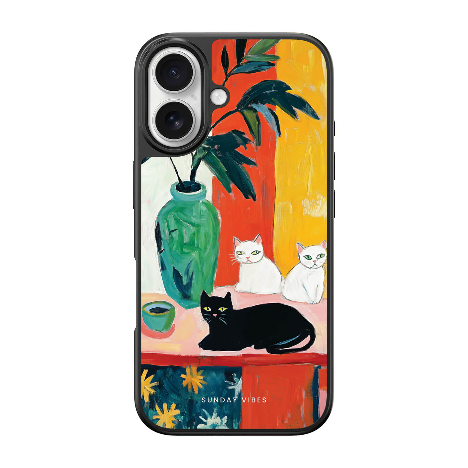 Feline Artistry iPhone Case