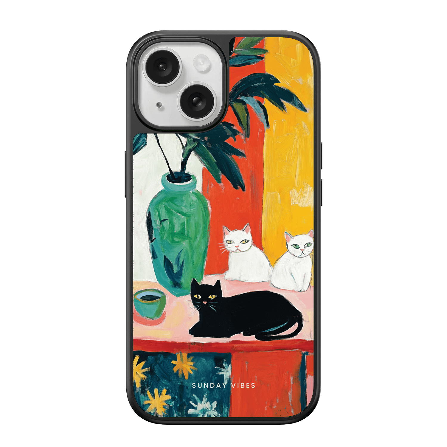 Feline Artistry iPhone Case