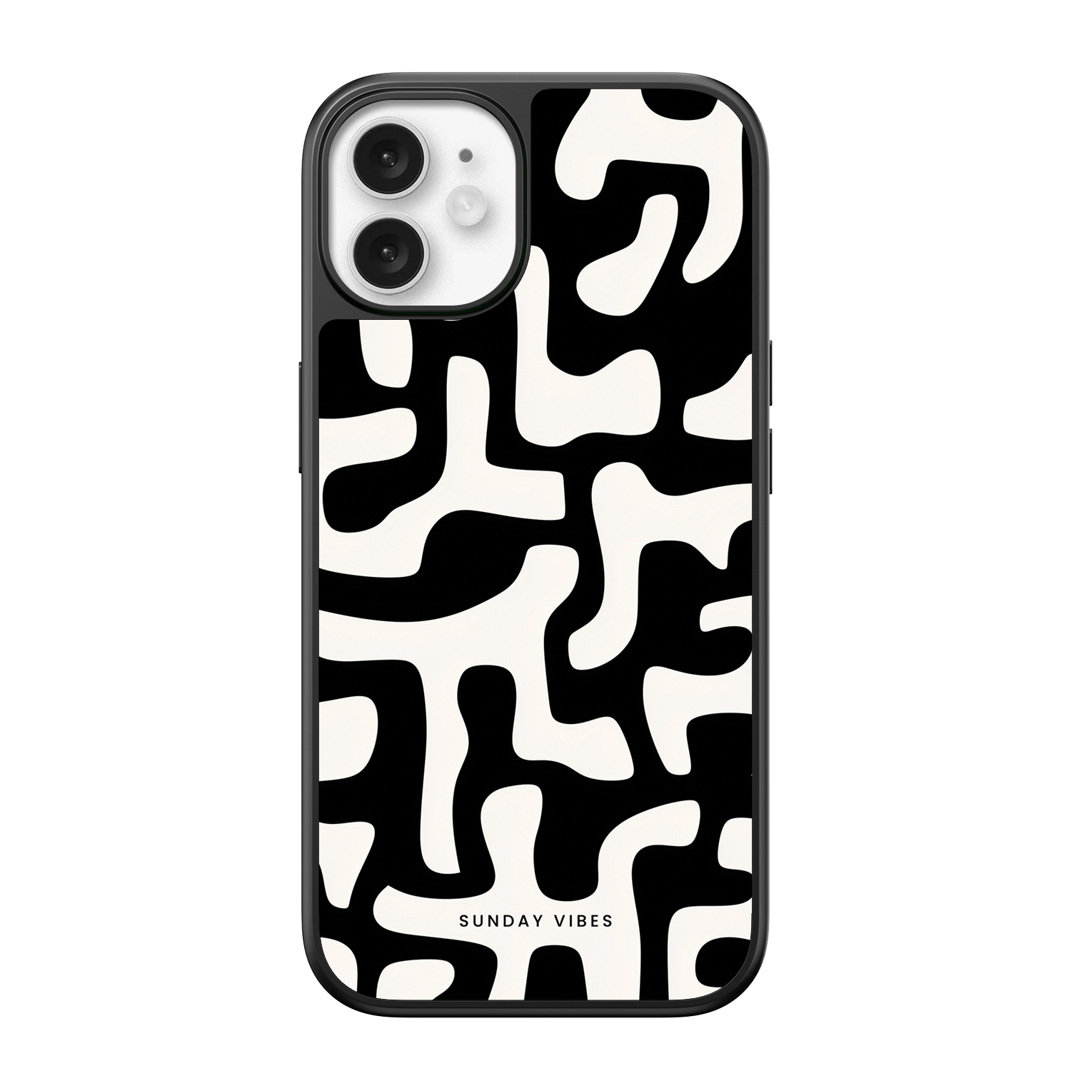 Monochrome Moo iPhone Case