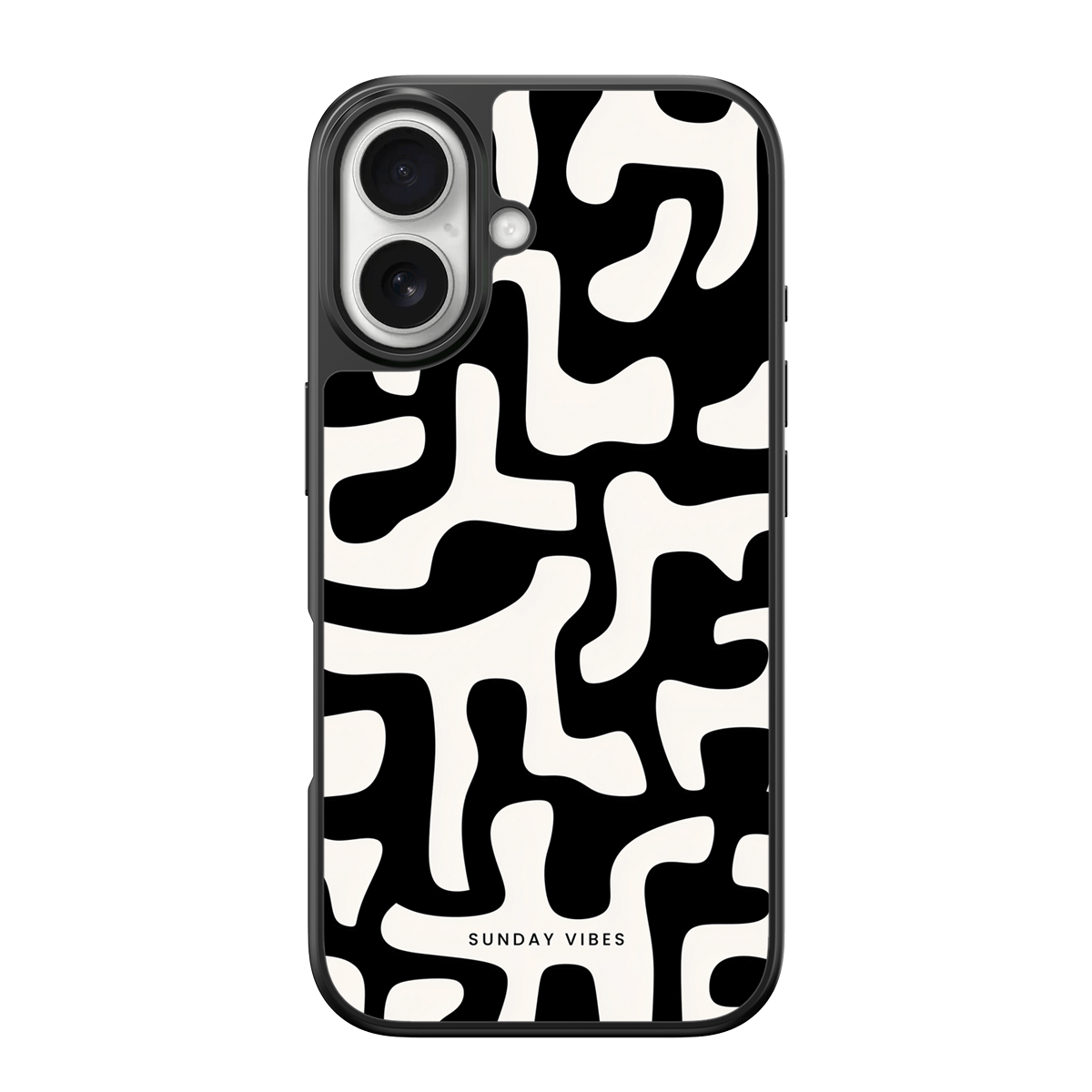 Monochrome Moo iPhone Case