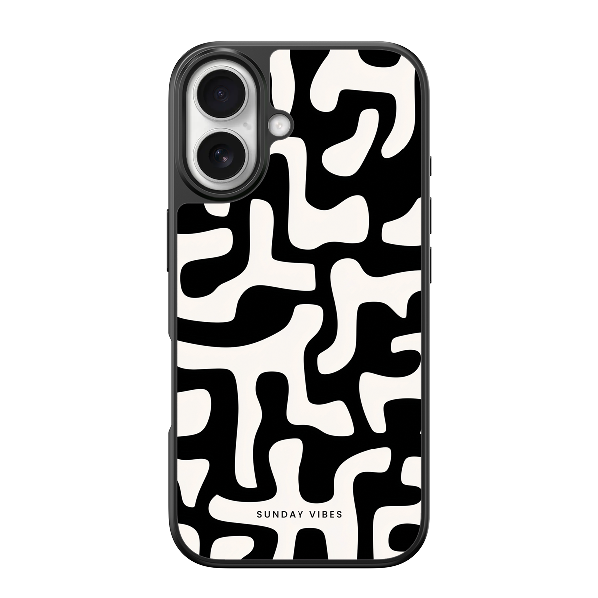 Monochrome Moo iPhone Case