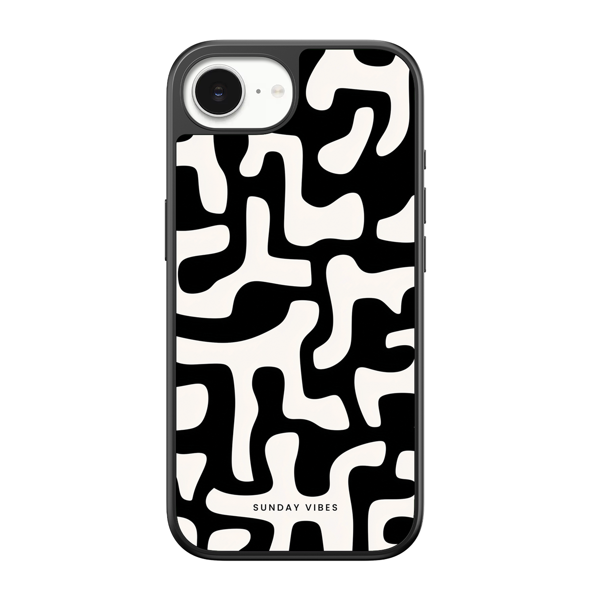 Monochrome Moo iPhone Case