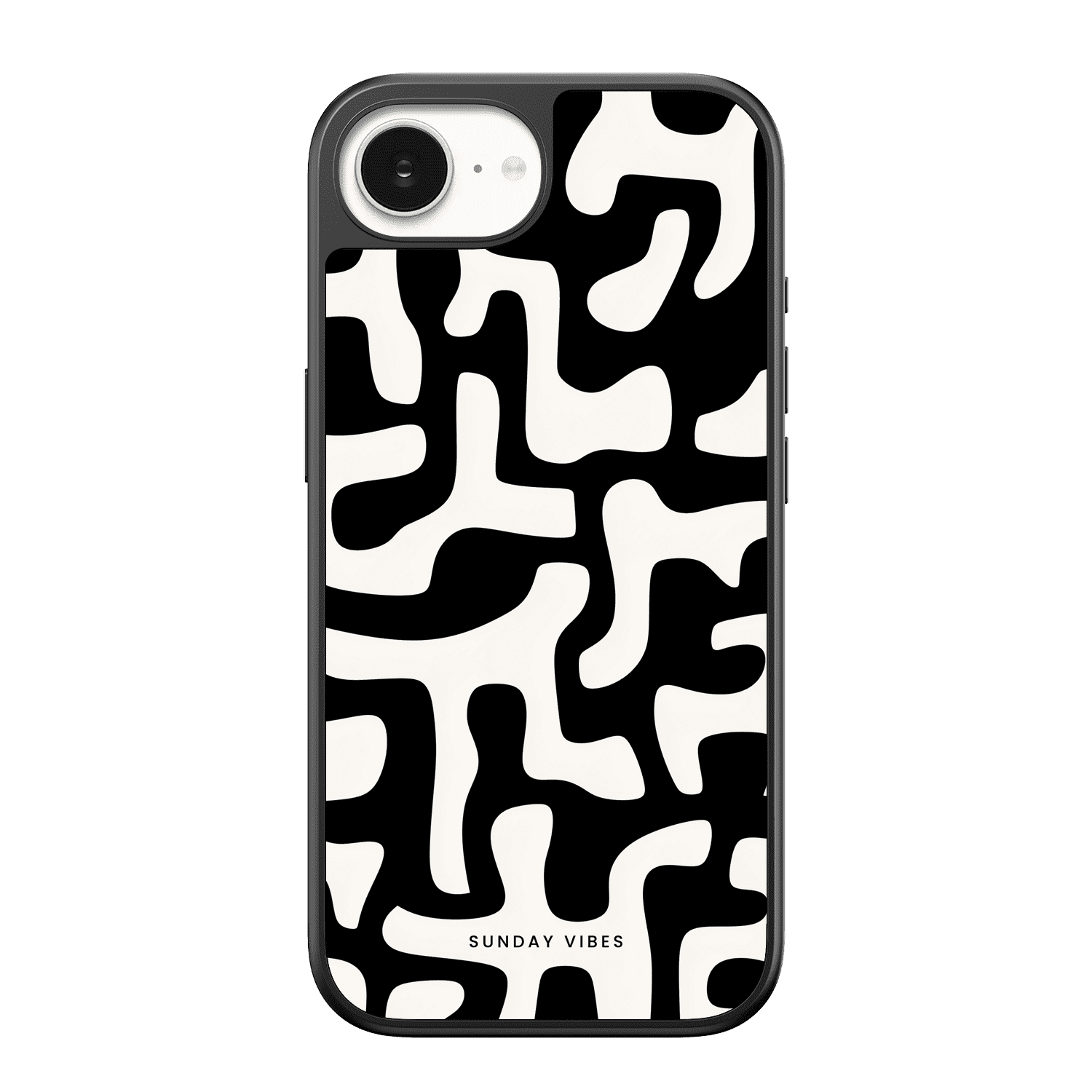 Monochrome Moo iPhone Case