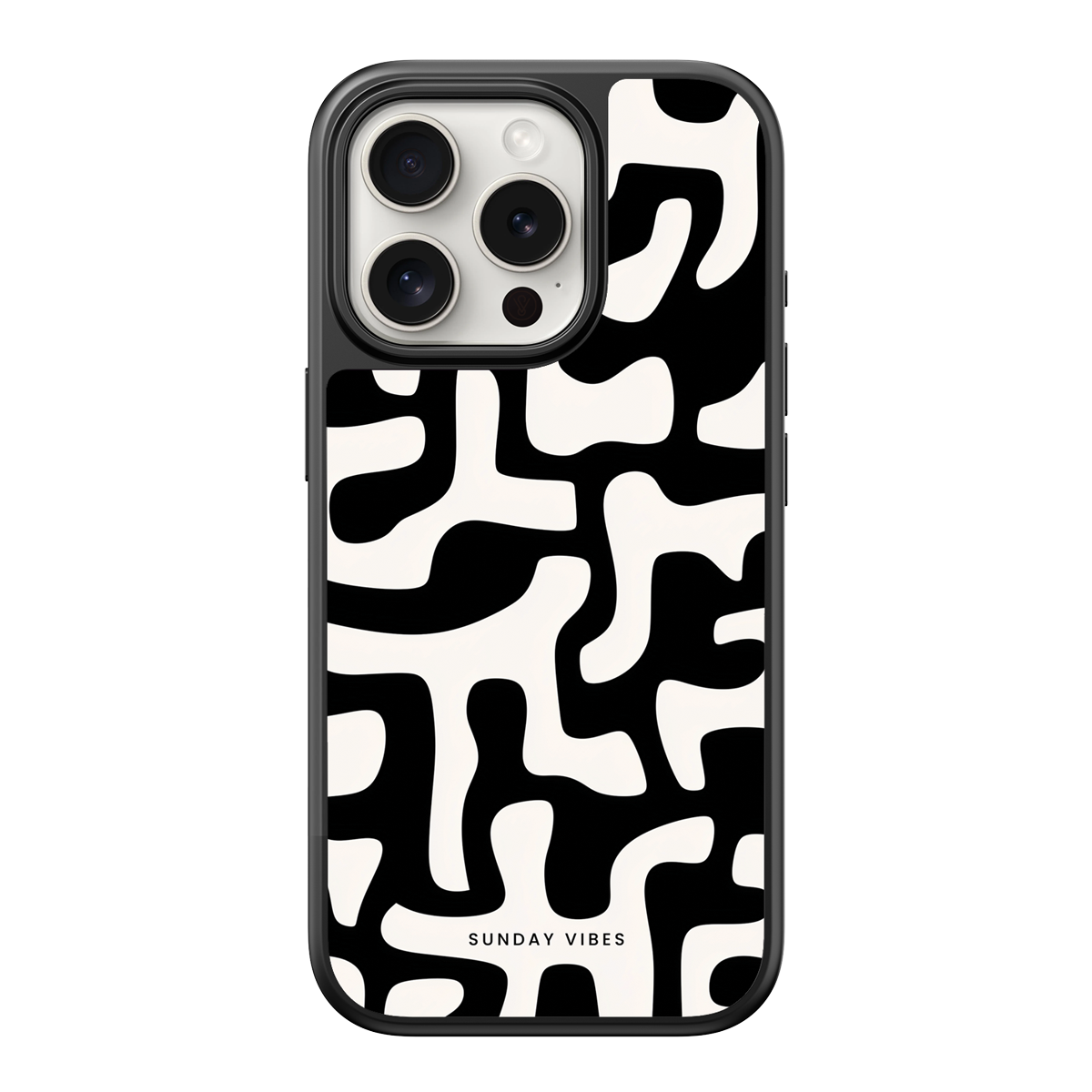 Monochrome Moo iPhone Case